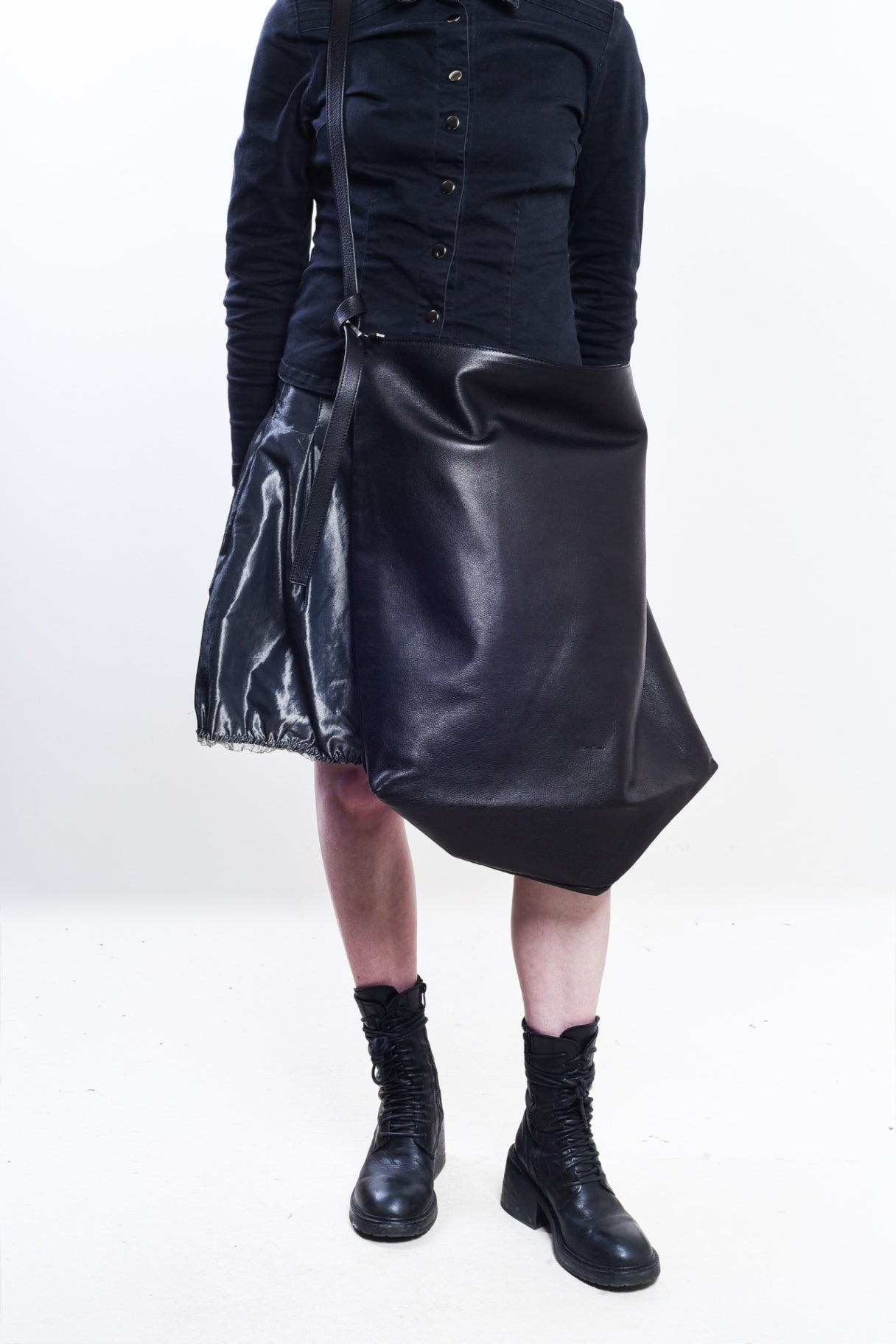 Black Large Balloon Bag