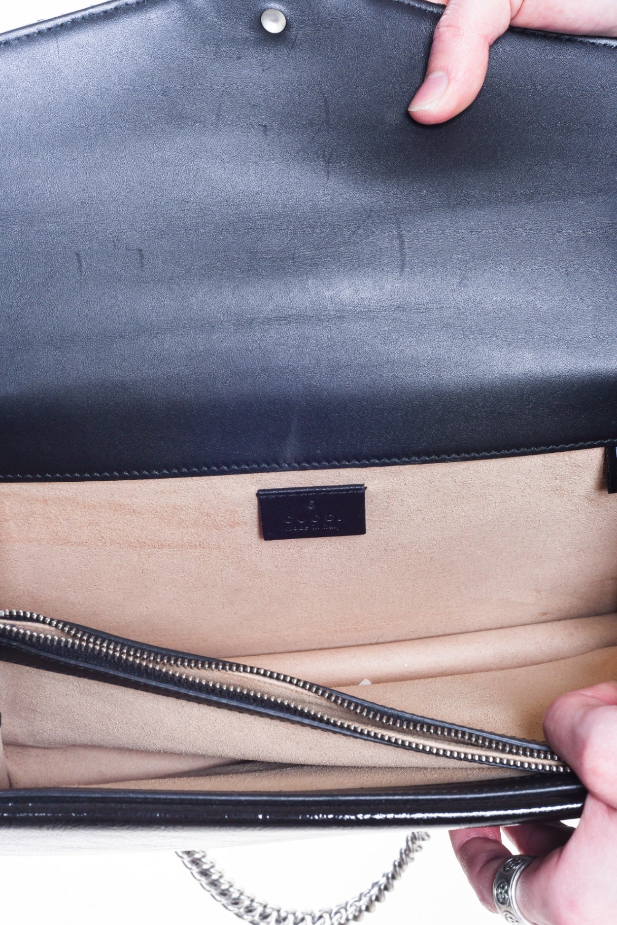 Black Velvet Medium Dionysus Shoulder Bag