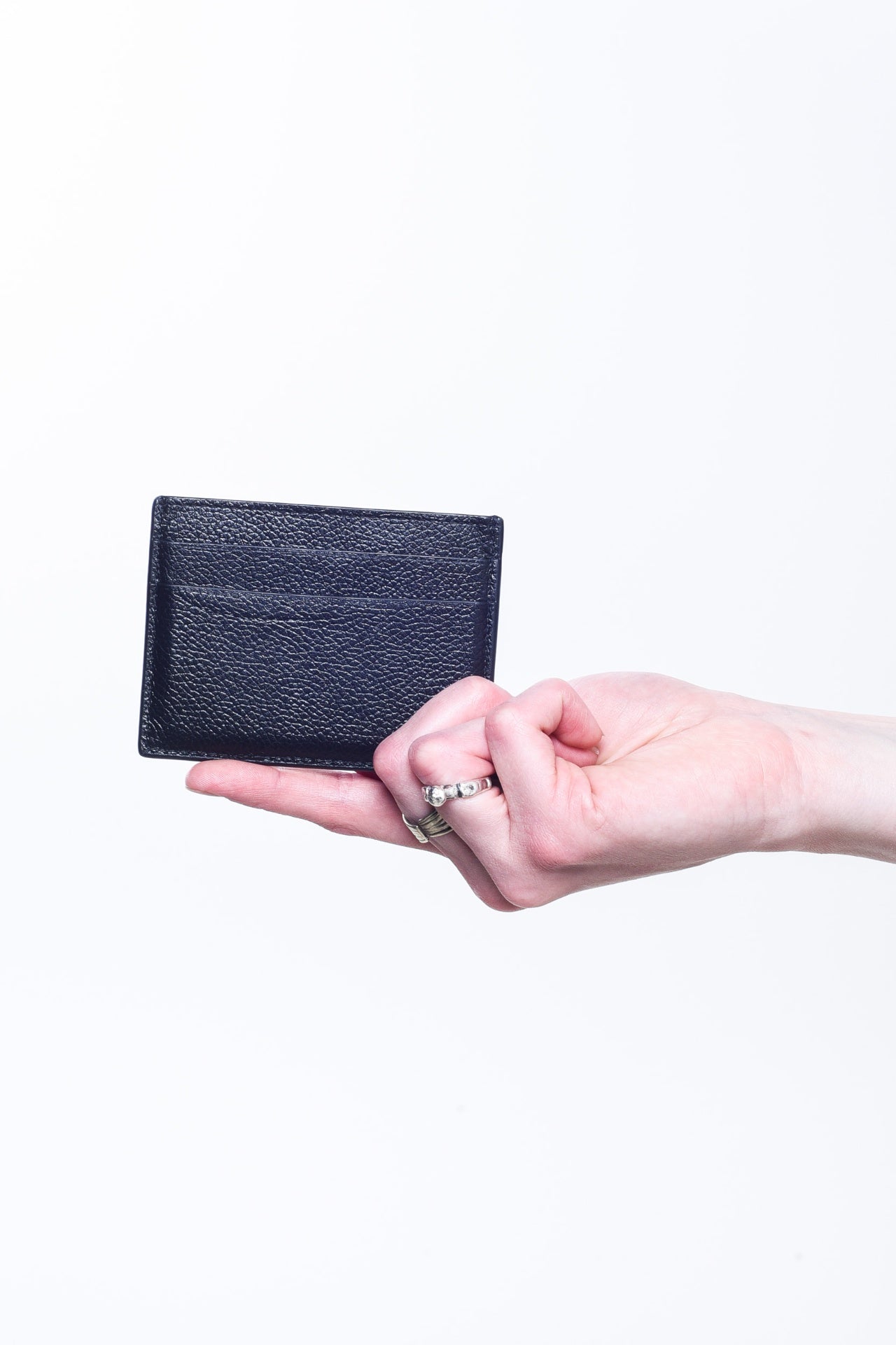 Black w/ White Logo Credit Card Holder