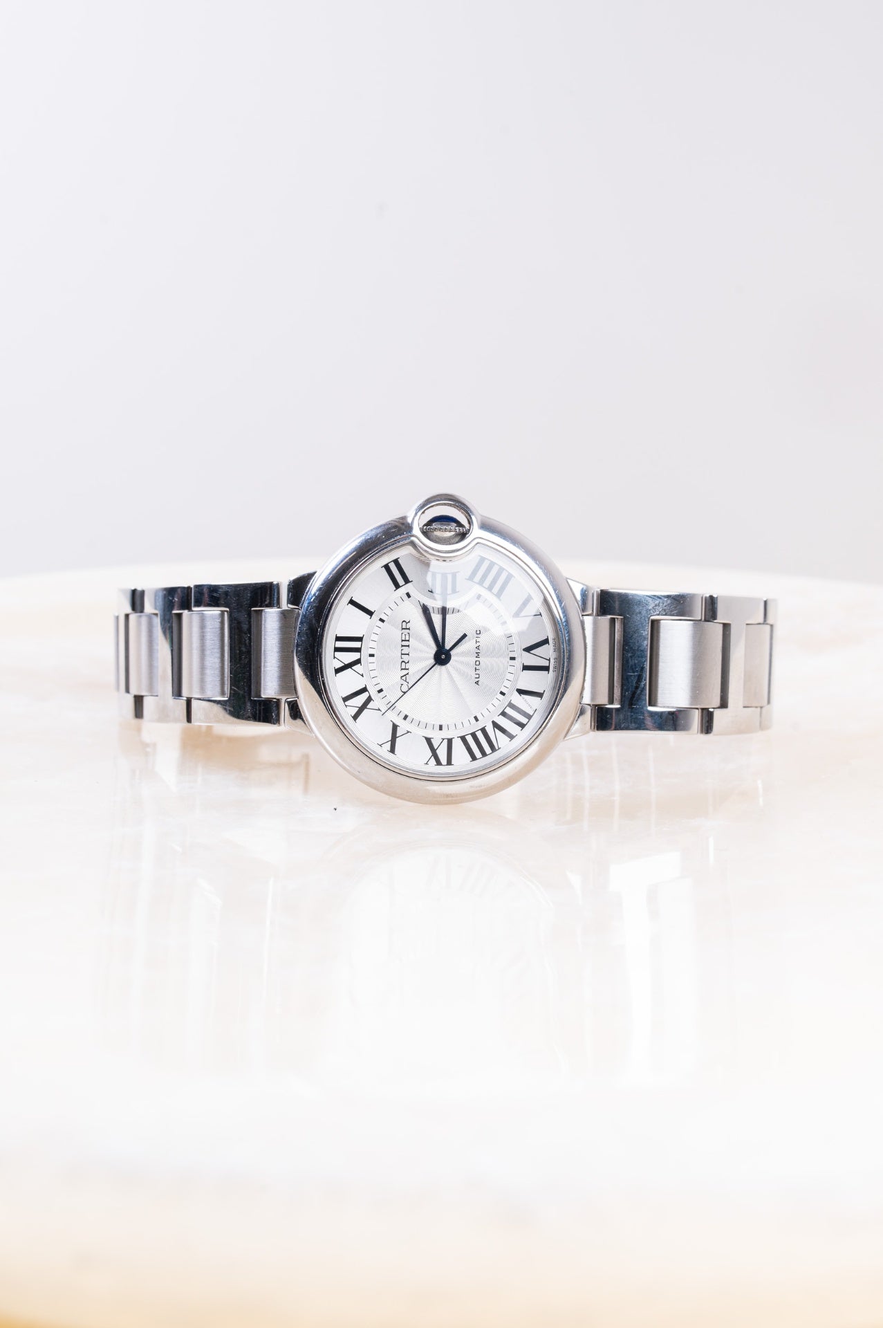 Silver Ballon Bleu Watch