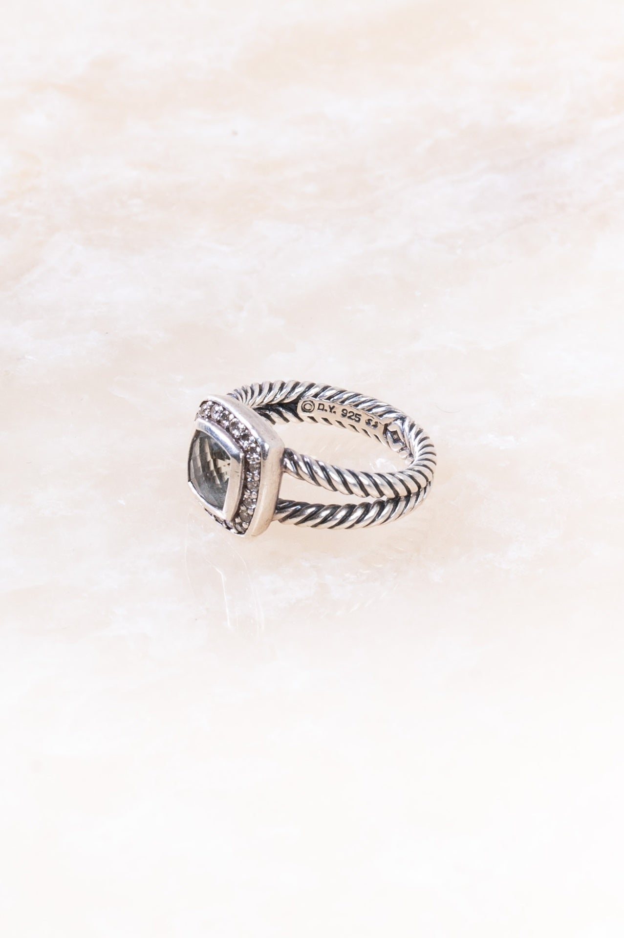 Blue Topaz Petite Albion Ring