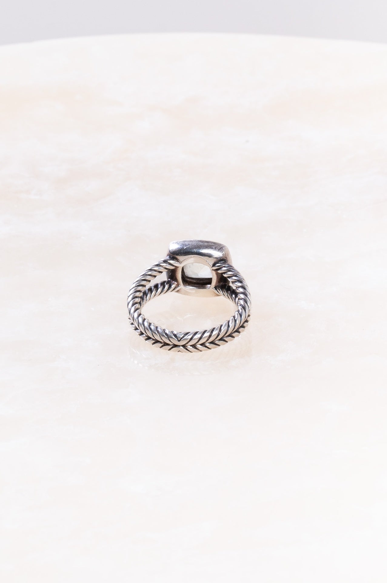 Blue Topaz Petite Albion Ring