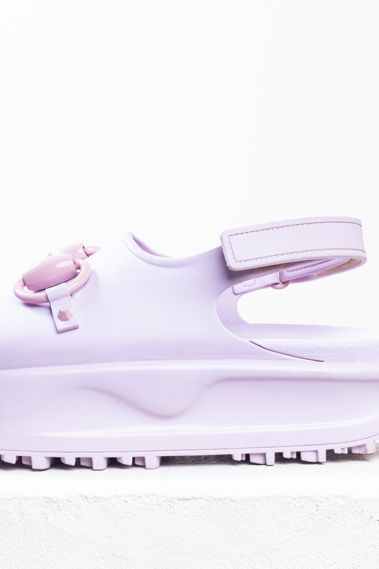 Lilac Horsebit Platform Sandals