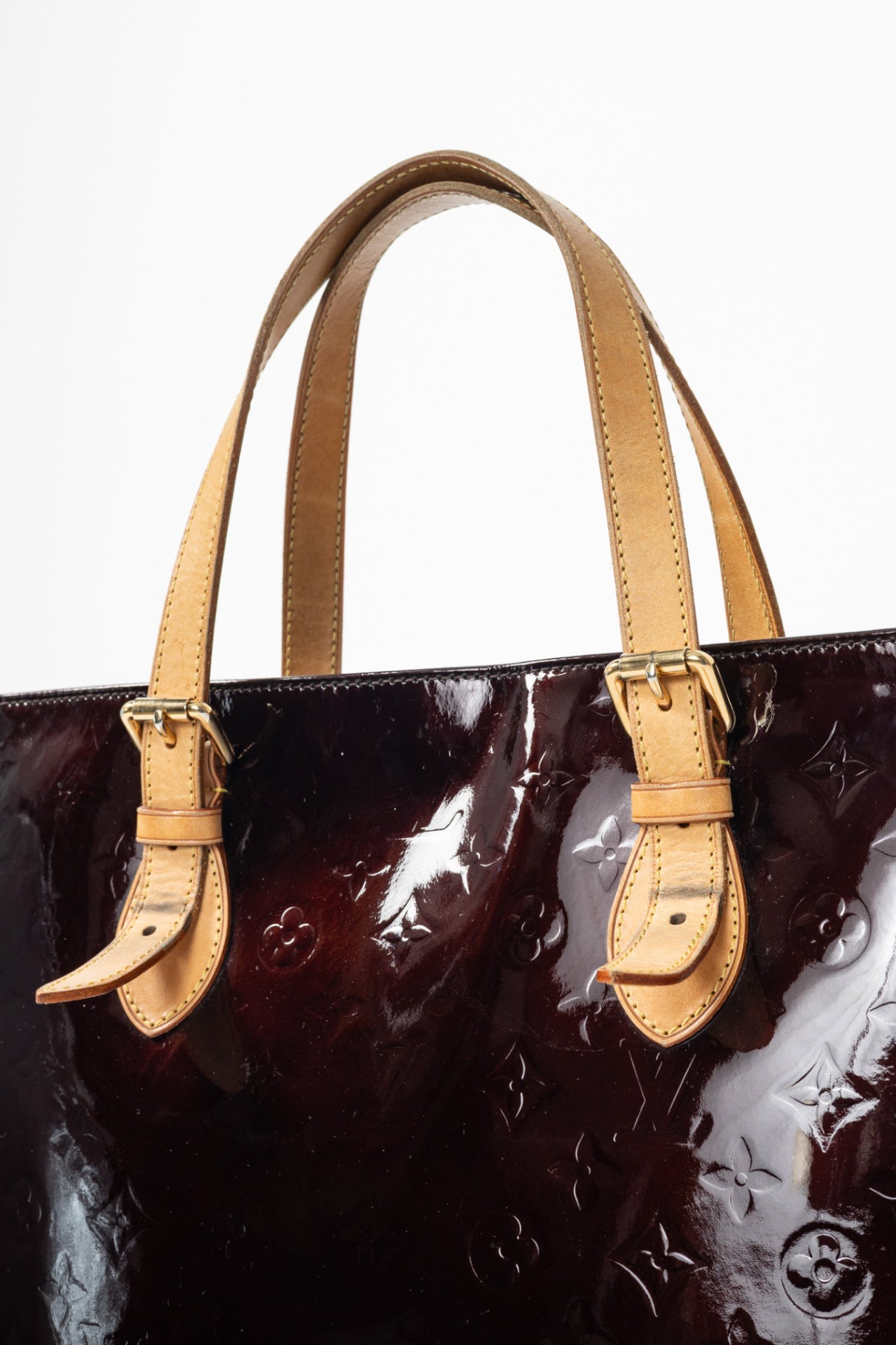 Brentwood Amarante Monogram Vernis Leather Tote