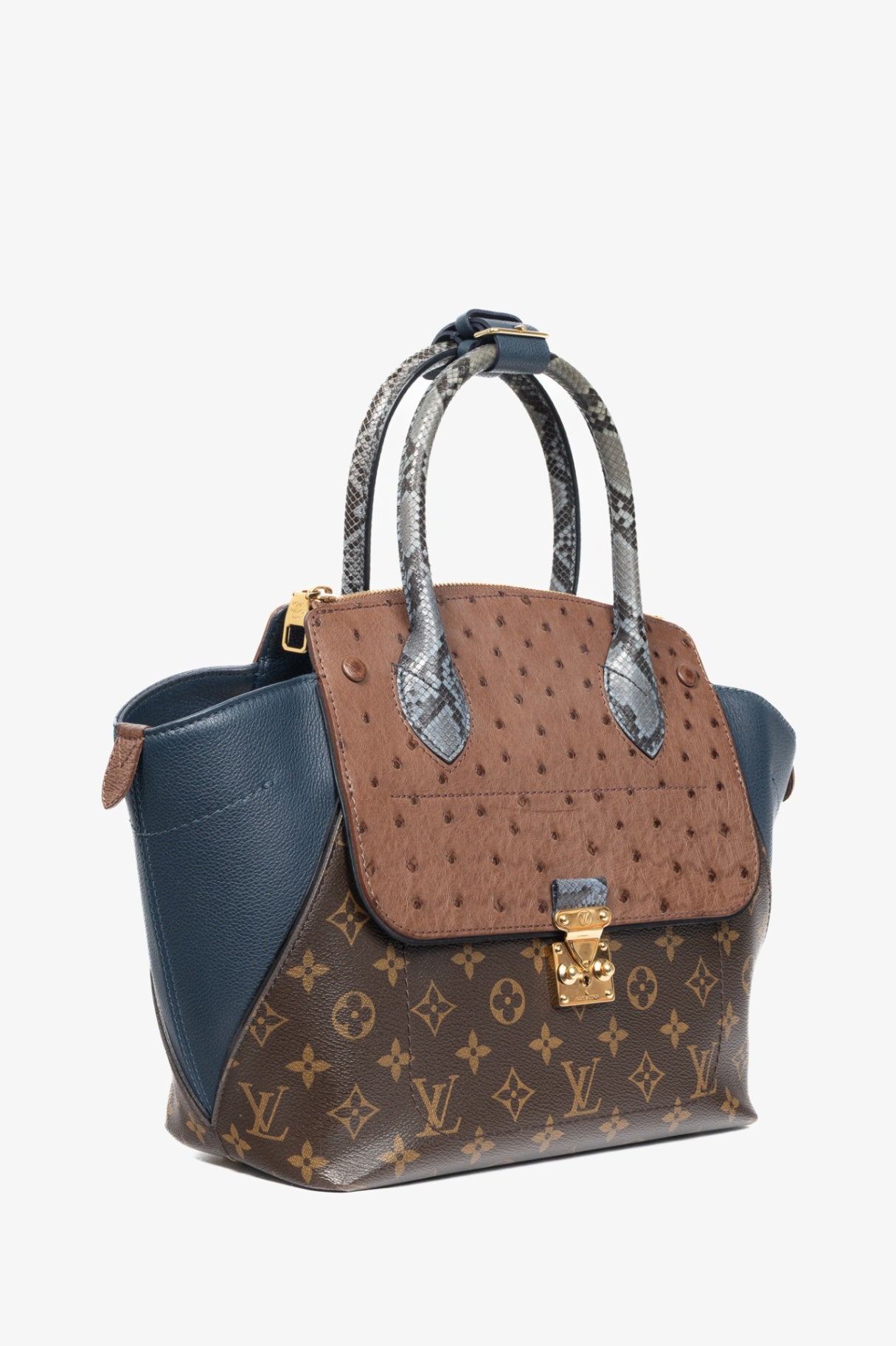 Majestueux PM Blue Monogram Exotique Tote