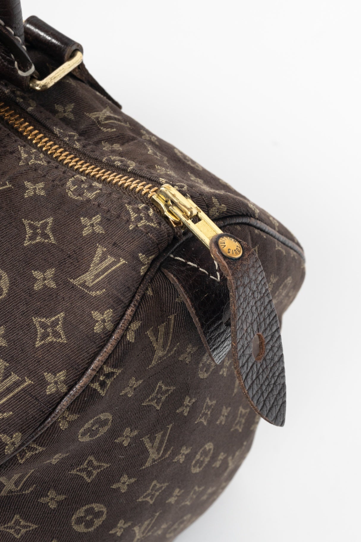 Speedy 30 Fusain Monogram Idylle Boston Bag