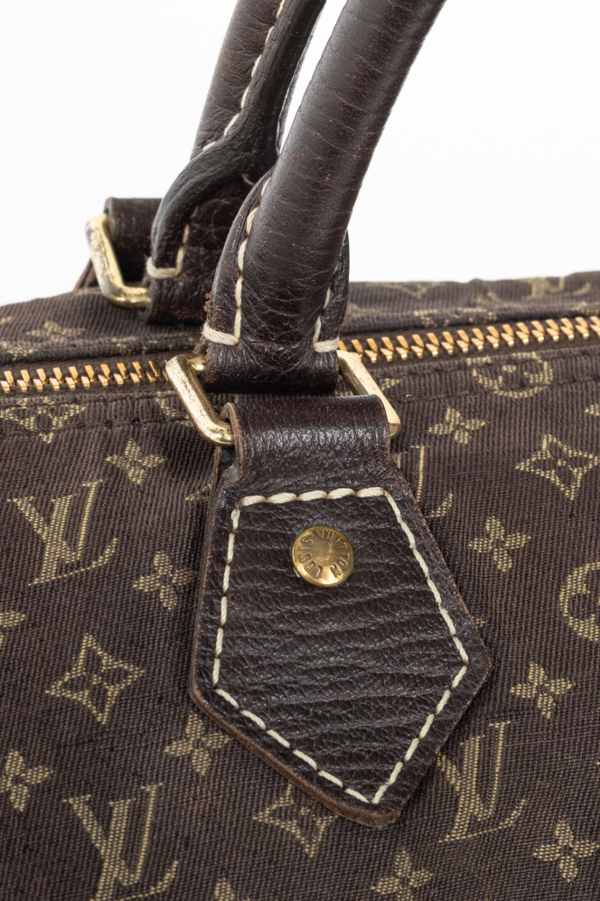 Speedy 30 Fusain Monogram Idylle Boston Bag