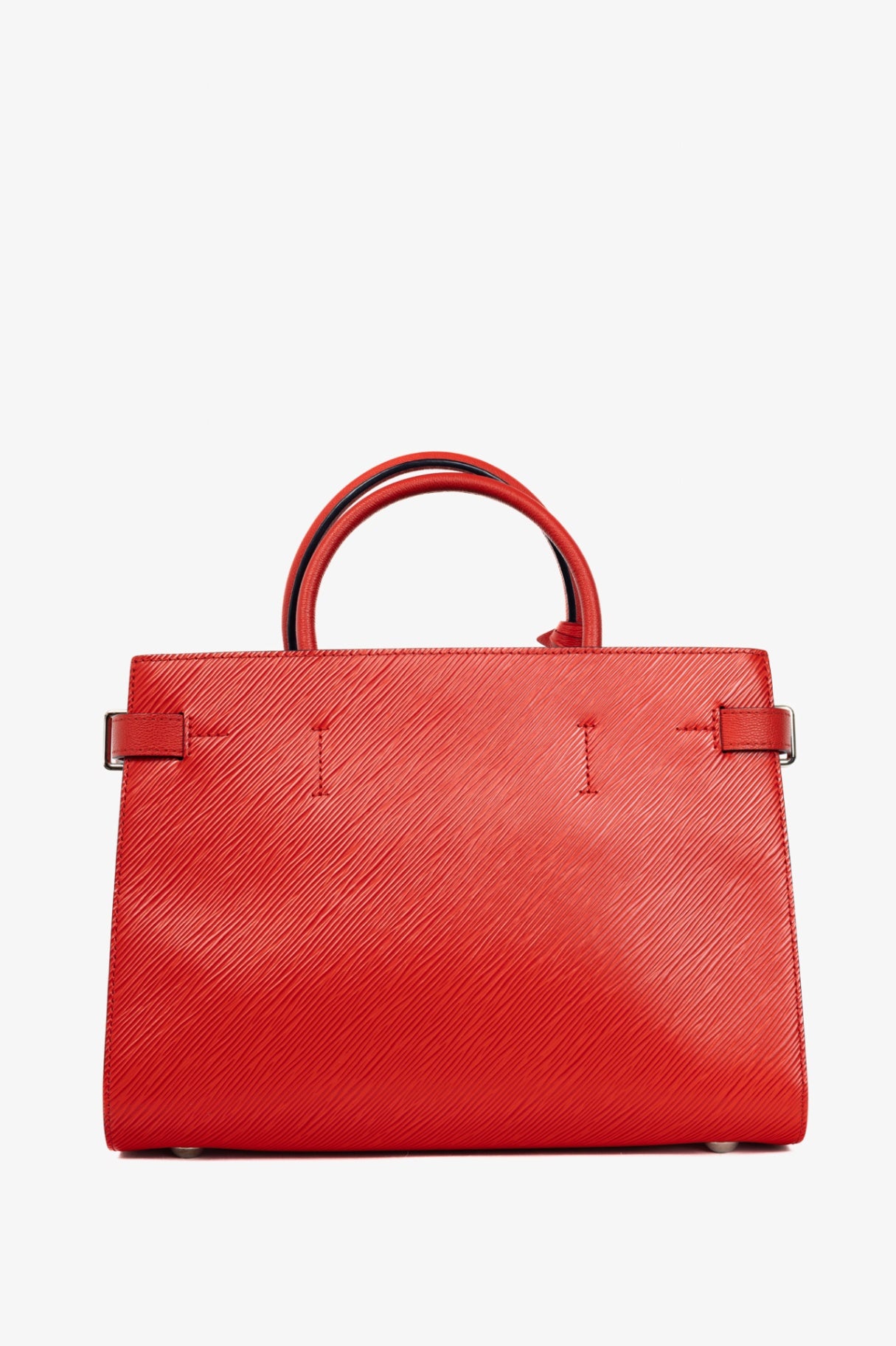 Twist Coquelicot Epi Leather Tote
