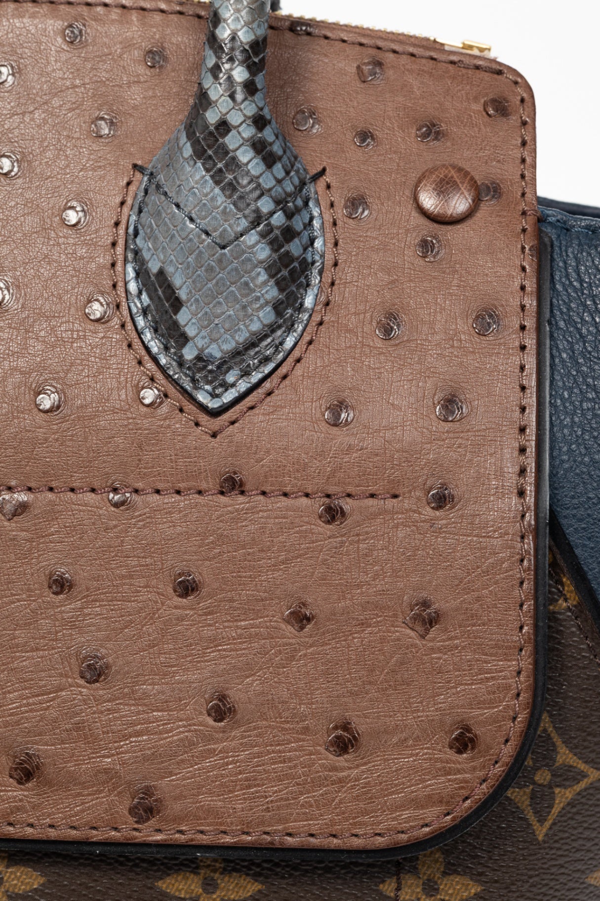 Majestueux PM Blue Monogram Exotique Tote