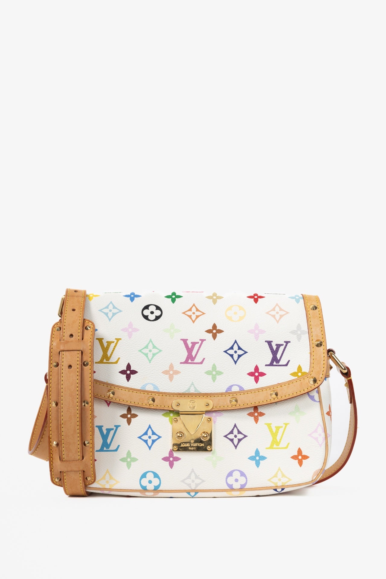 Louis Vuitton x Takashi Murakami Multicolour Sologne Bag