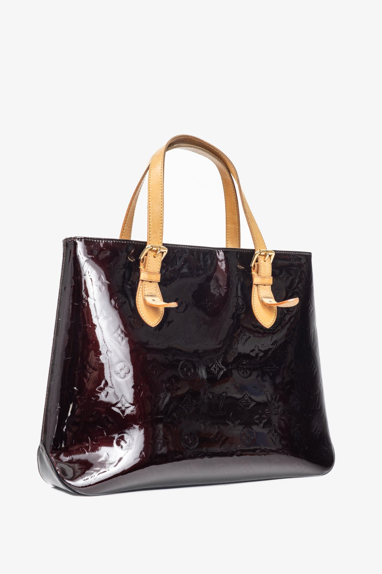 Brentwood Amarante Monogram Vernis Leather Tote