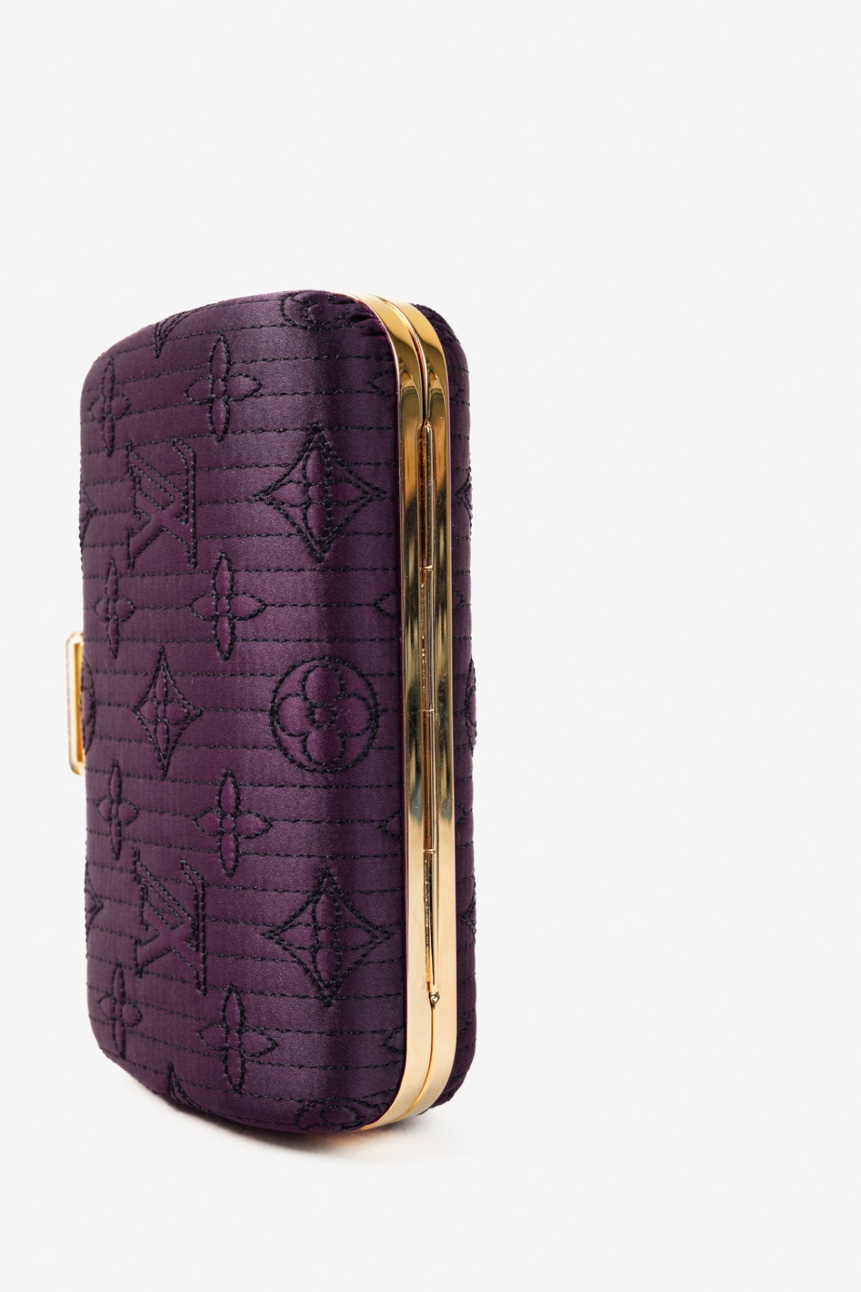 Minaudière Plum Monogram Motard Clutch