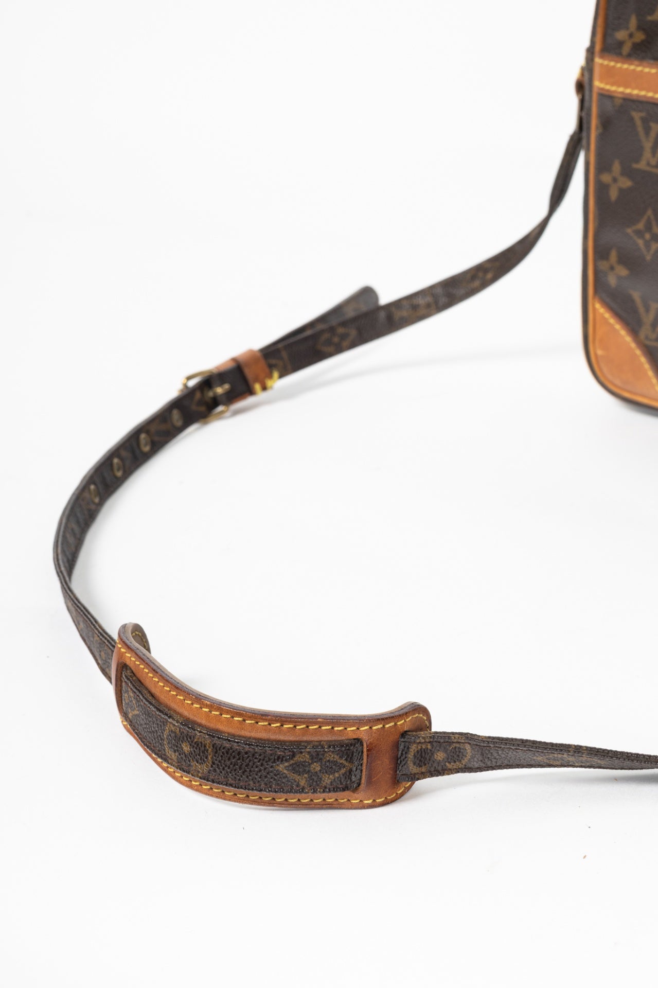 Danube Monogram Canvas & Leather-Trim Crossbody