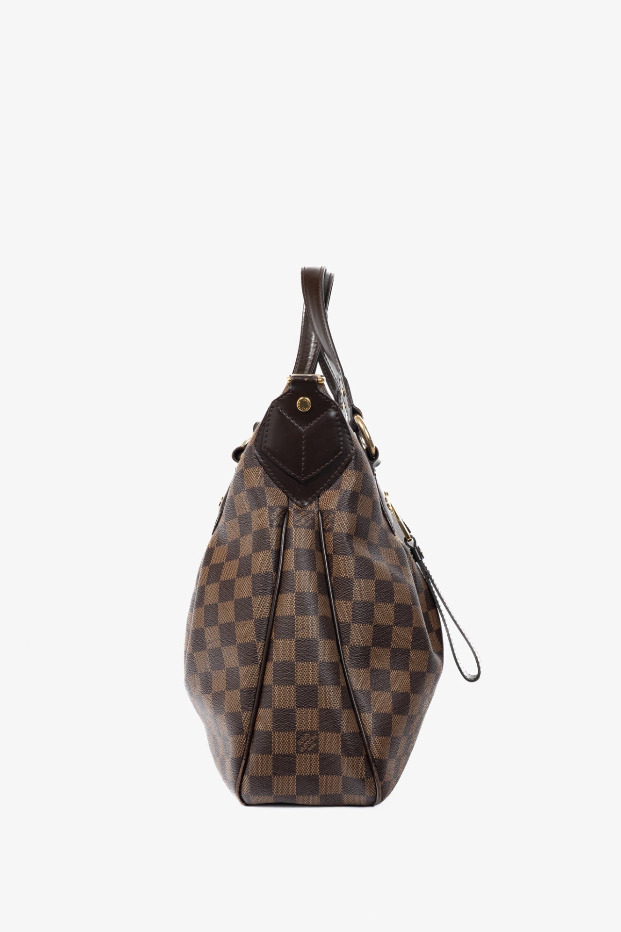 Evora MM Damier Ebene Coated Canvas Handbag