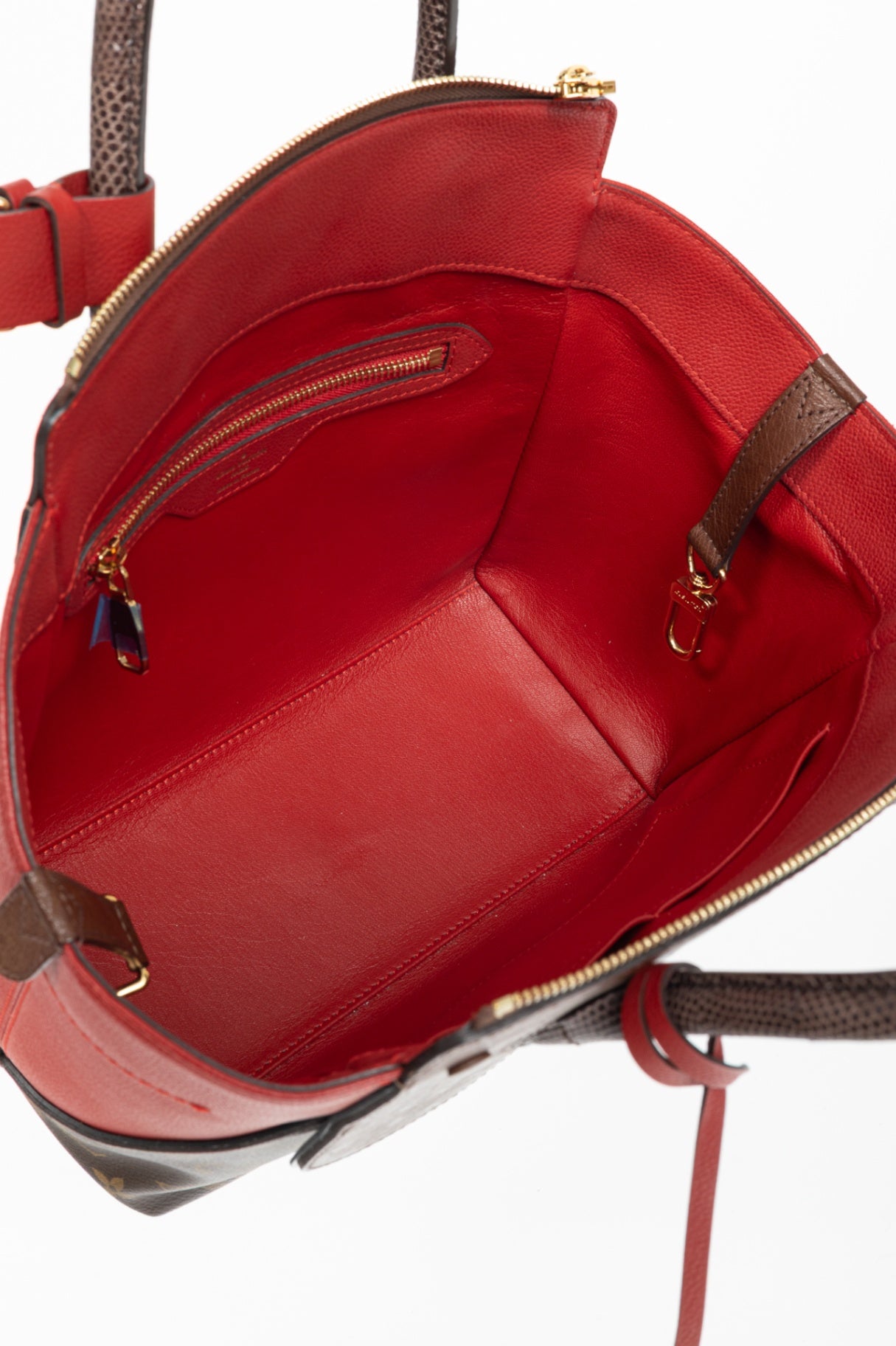 Majestueux PM Rouge Monogram Exotique Tote