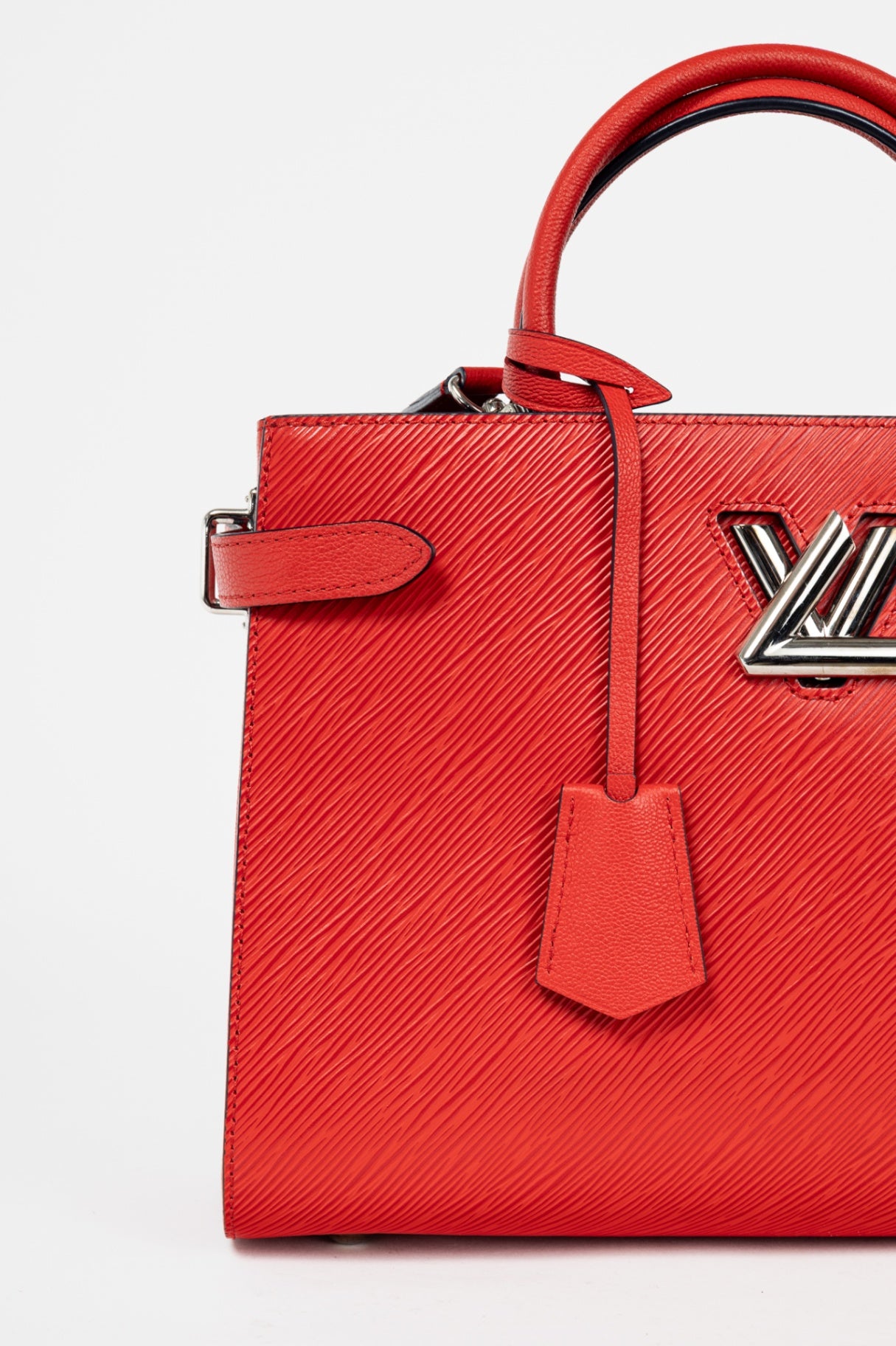 Twist Coquelicot Epi Leather Tote