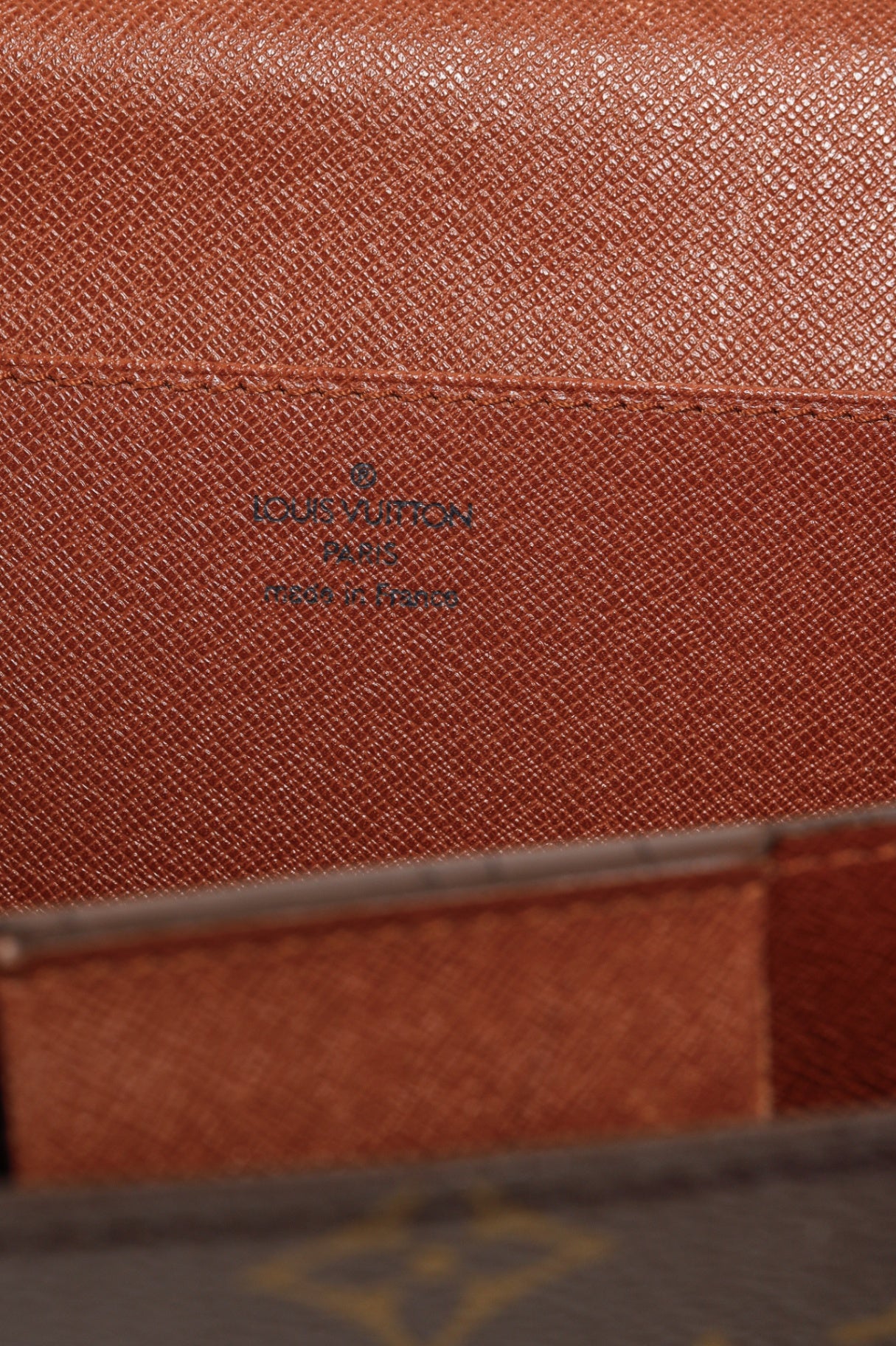 Vintage Brown Monogram Canvas Briefcase