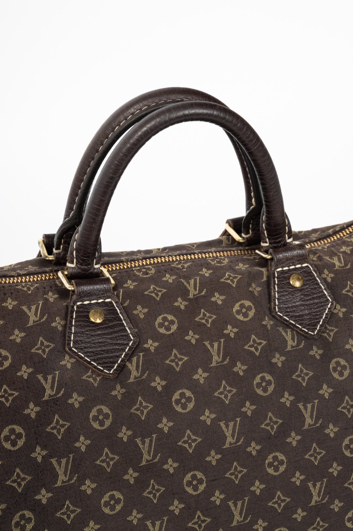 Speedy 30 Fusain Monogram Idylle Boston Bag