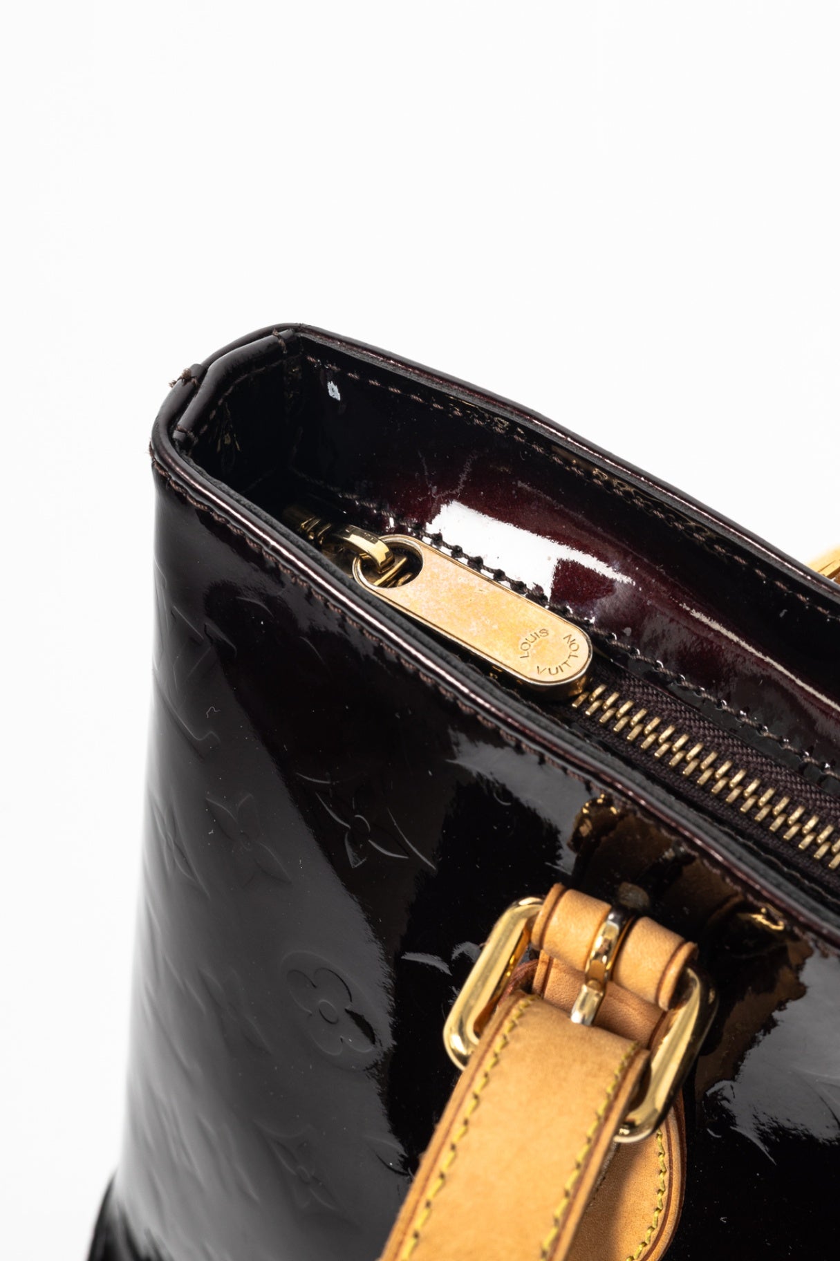 Brentwood Amarante Monogram Vernis Leather Tote