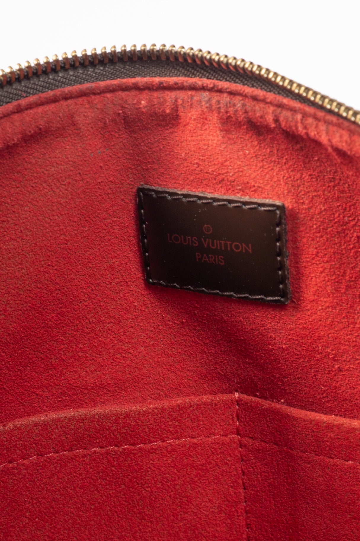 Evora MM Damier Ebene Coated Canvas Handbag