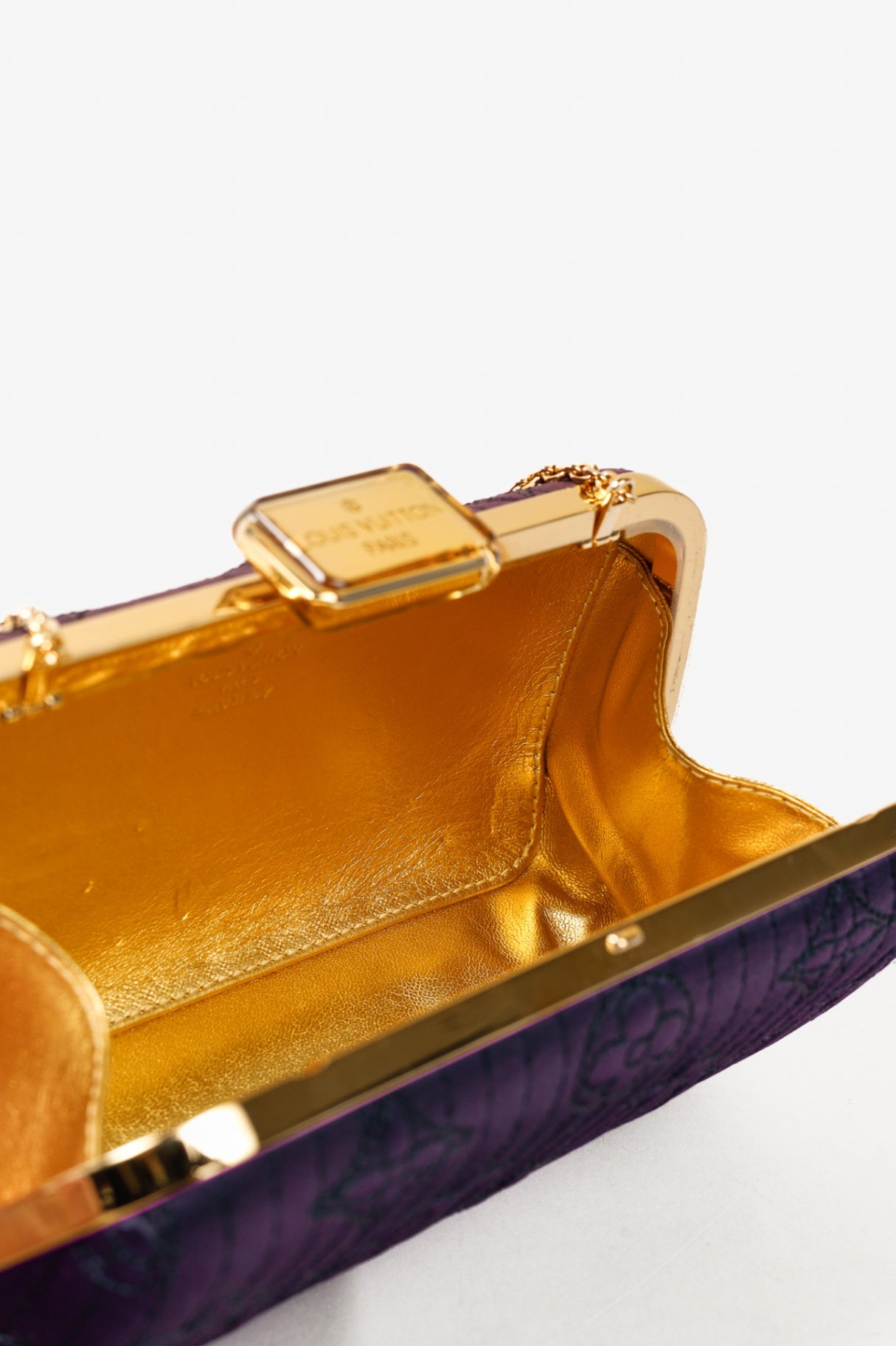 Minaudière Plum Monogram Motard Clutch