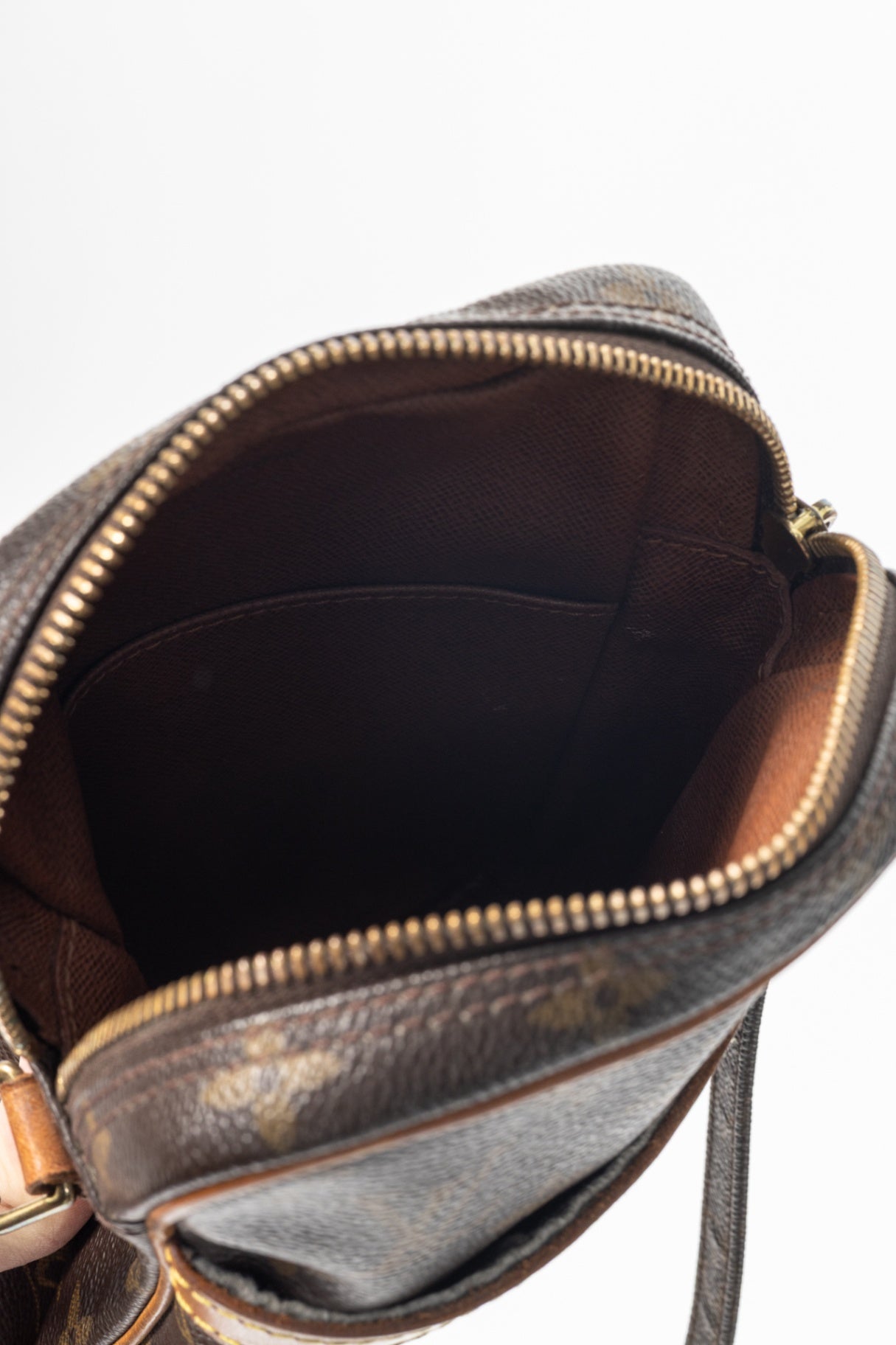 Danube Monogram Canvas & Leather-Trim Crossbody