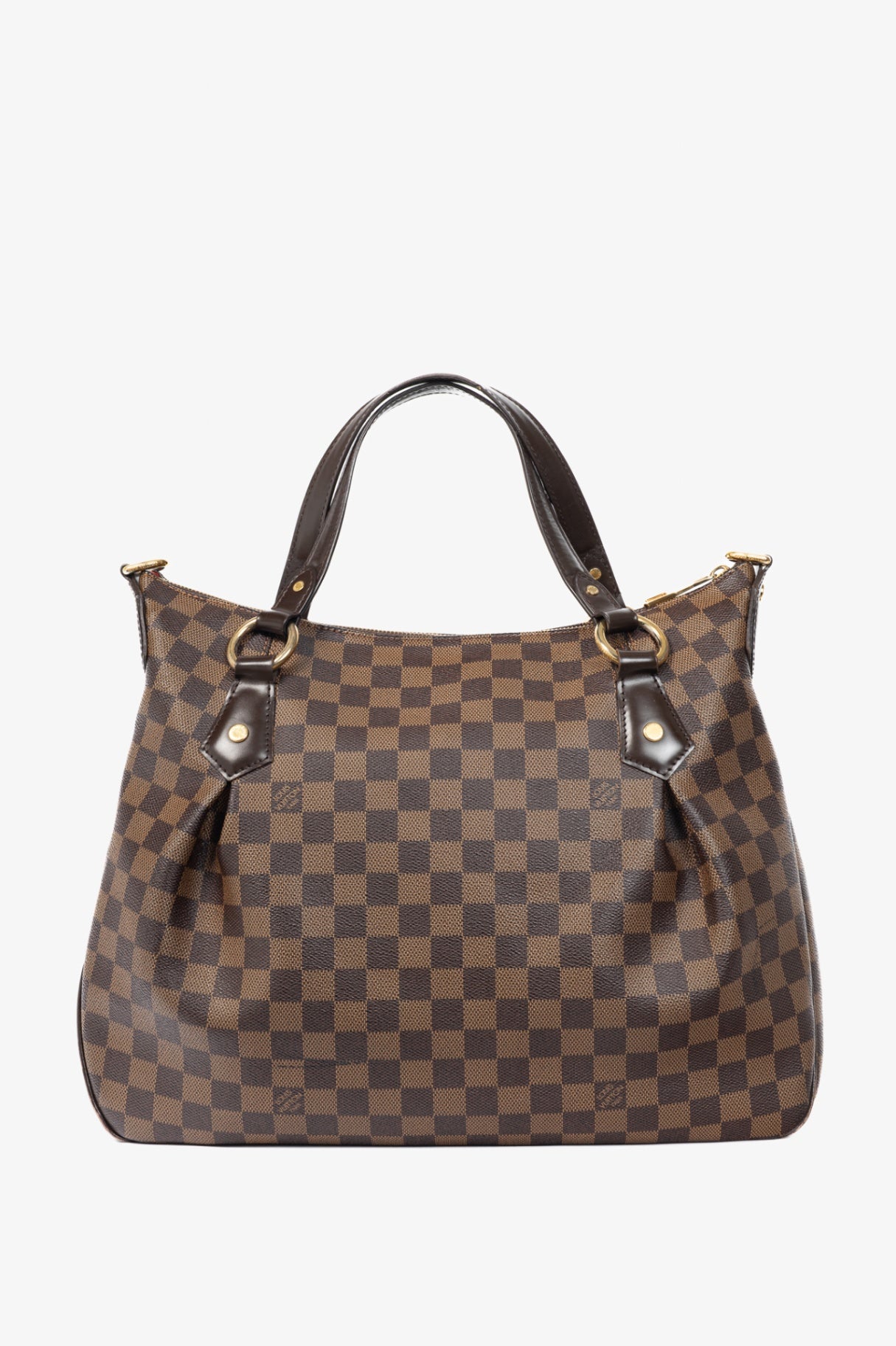 Evora MM Damier Ebene Coated Canvas Handbag