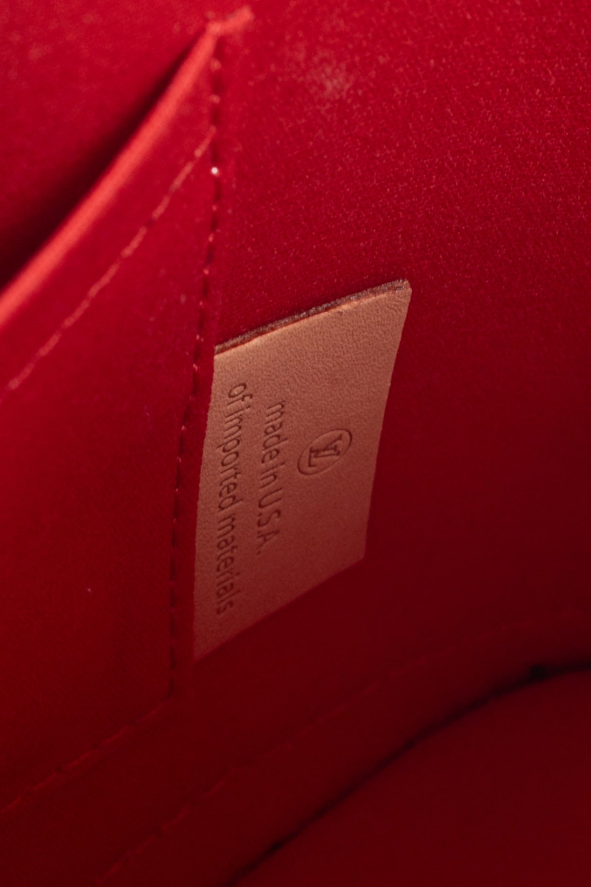 Alma BB Cerise Monogram Vernis Tote
