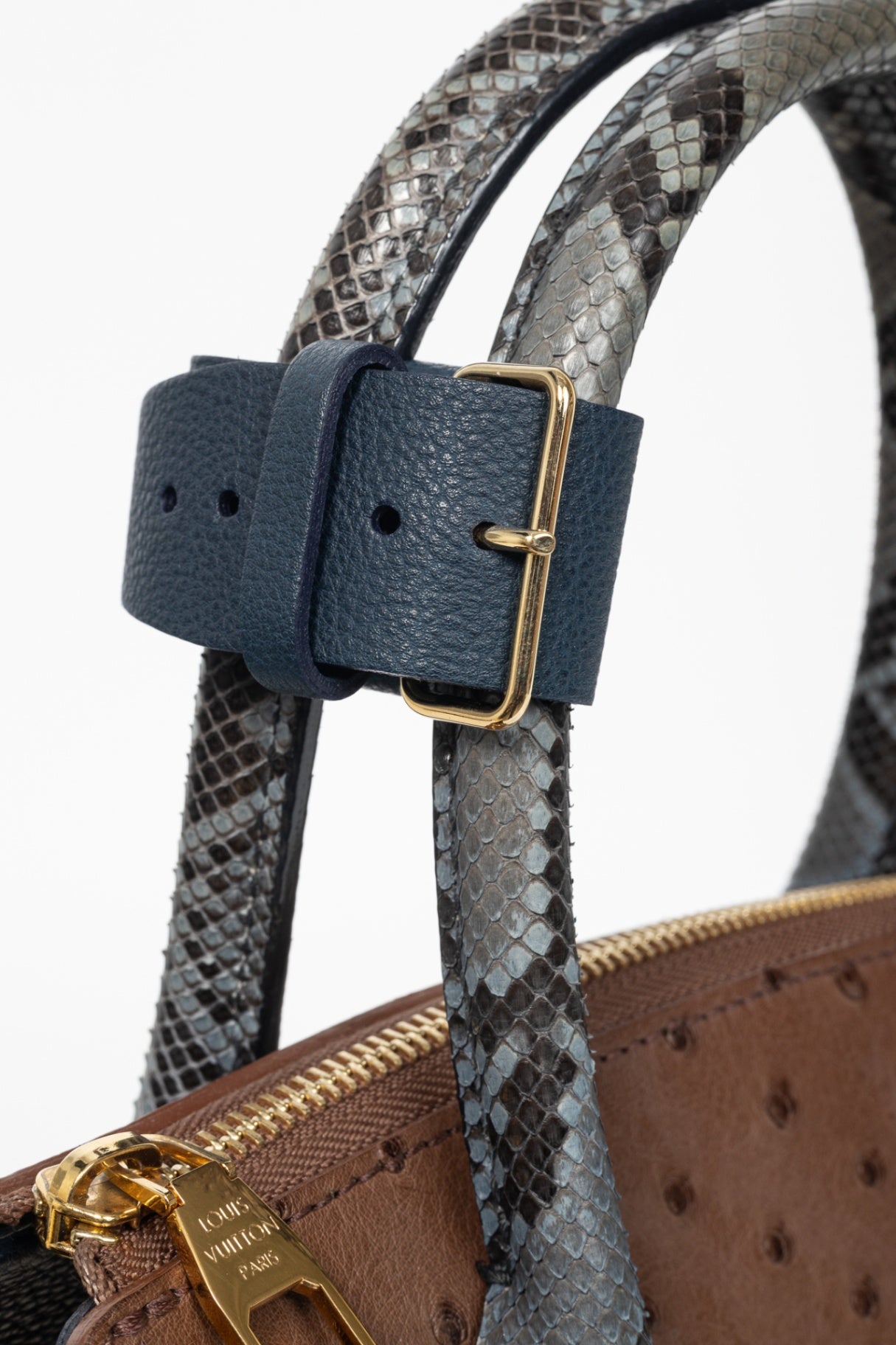 Majestueux PM Blue Monogram Exotique Tote
