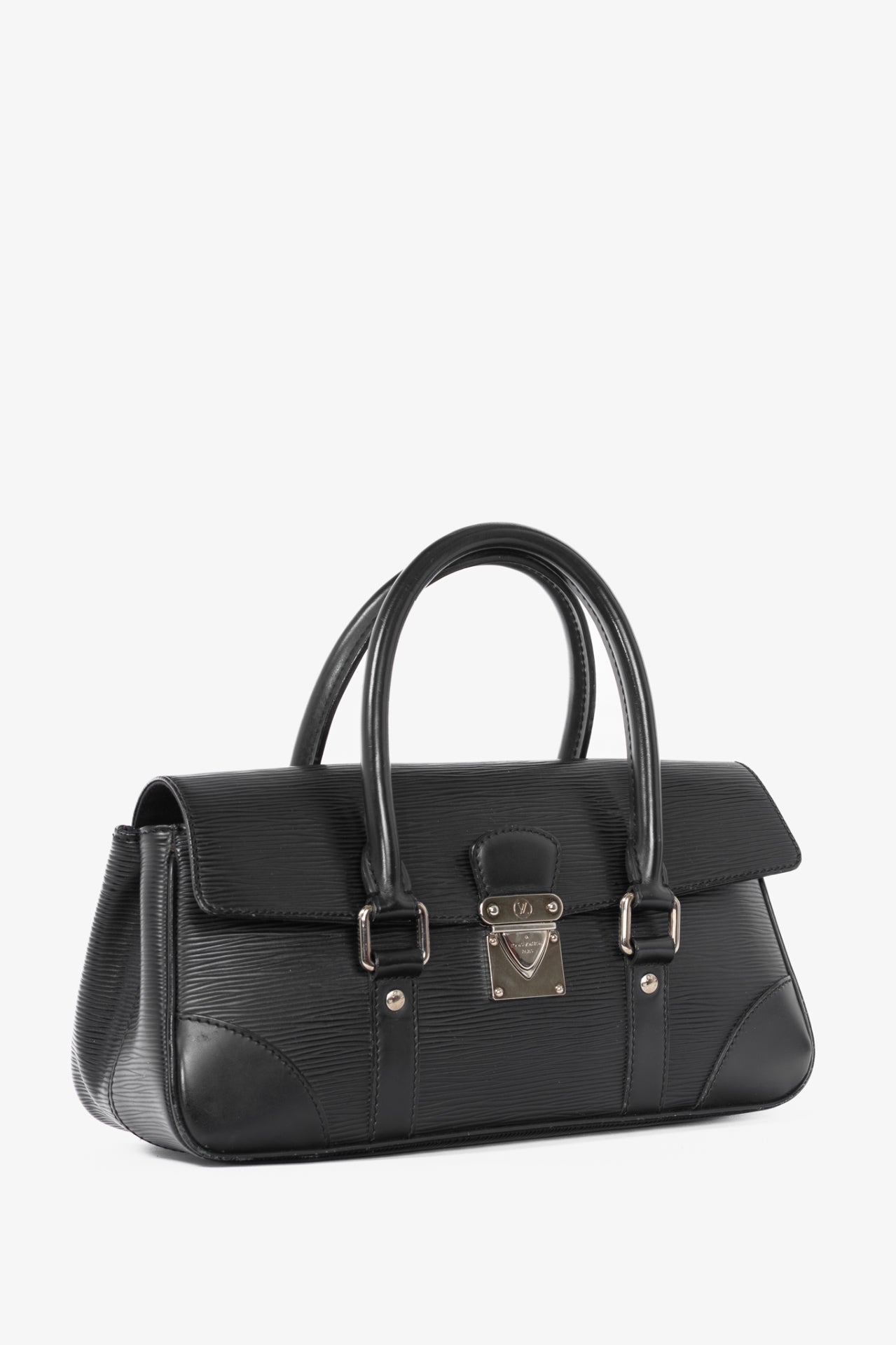 Black Epi Leather Segur PM Handbag