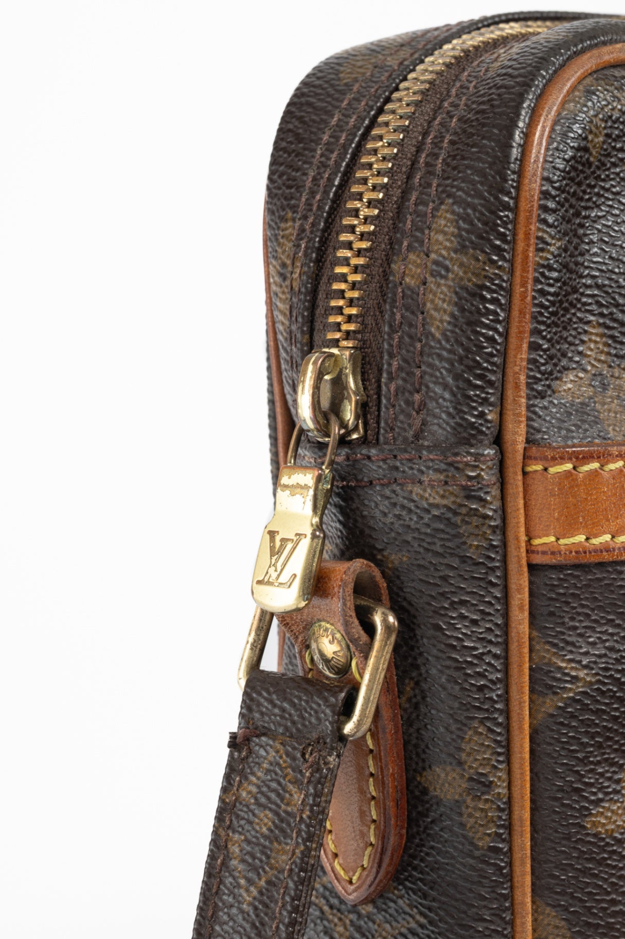 Danube Monogram Canvas & Leather-Trim Crossbody