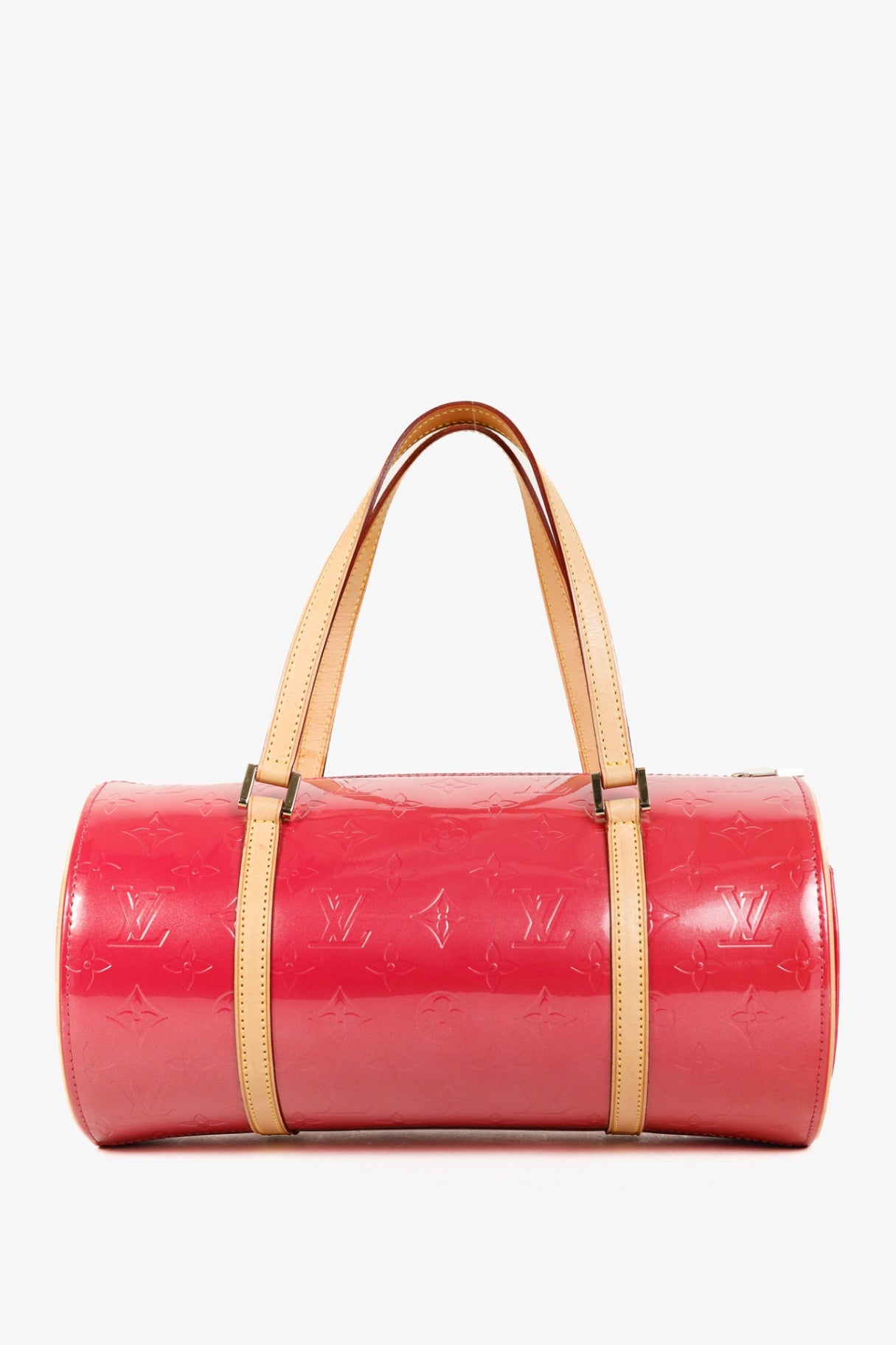 Bedford Framboise Monogram Vernis Leather Barrel Bag
