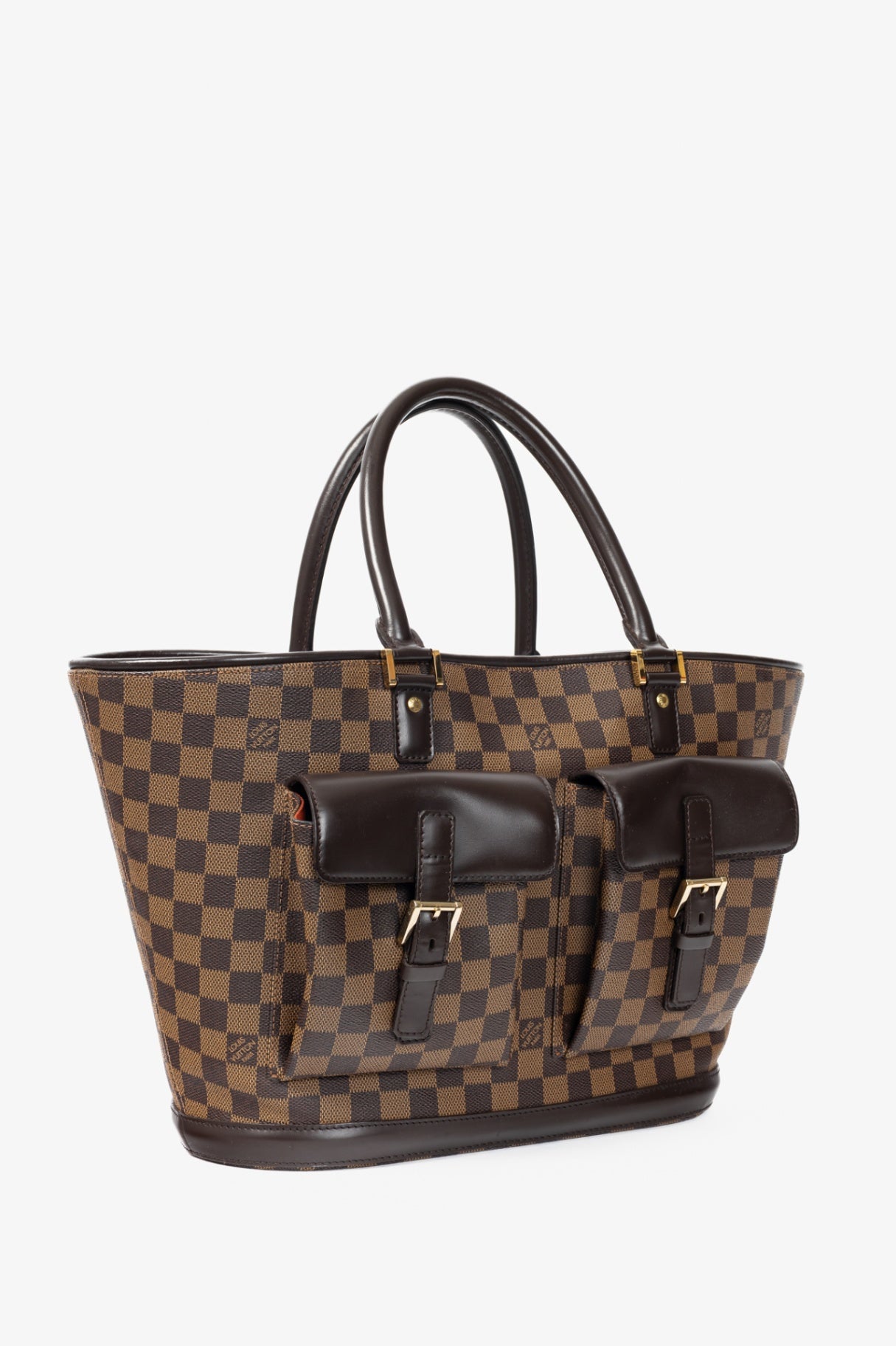 Manosque GM Damier Ebene Canvas Tote