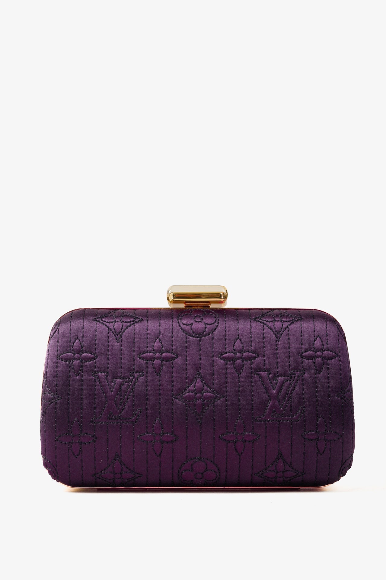 Minaudière Plum Monogram Motard Clutch