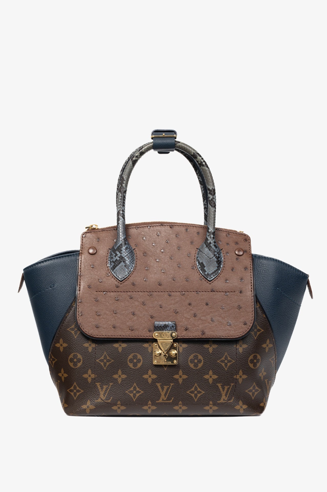 Majestueux PM Blue Monogram Exotique Tote