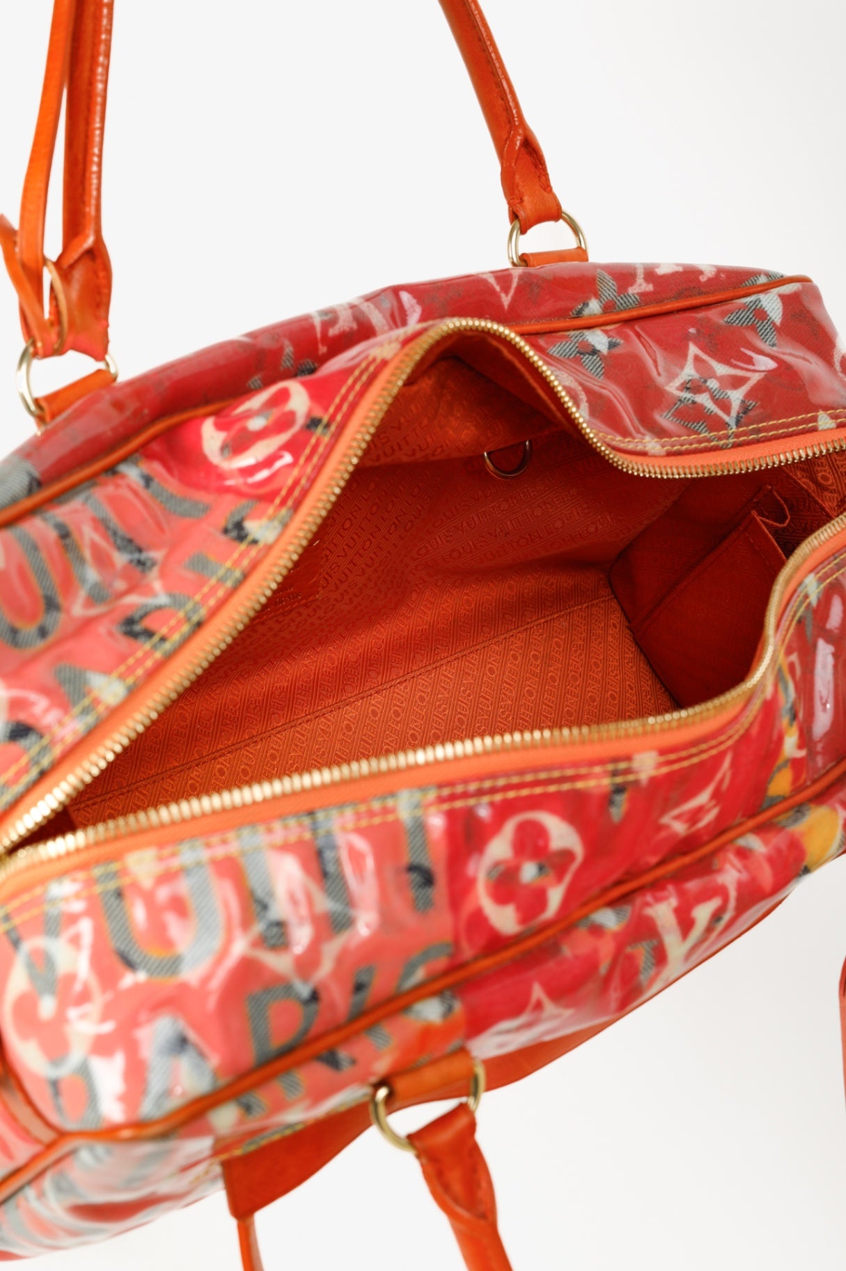 Louis Vuitton x Richard Prince SS/08 Runway Weekender PM Pink Monogram Pulp Bag