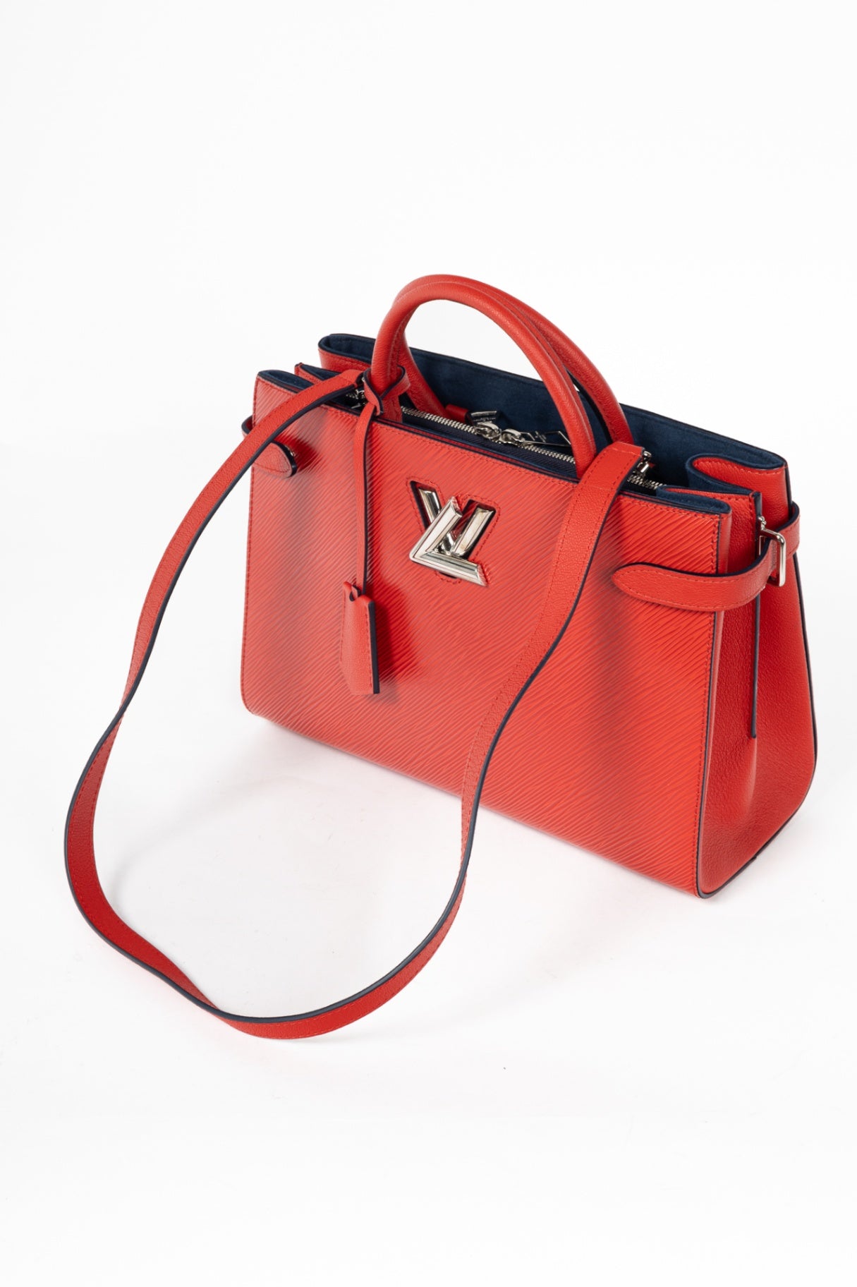 Twist Coquelicot Epi Leather Tote