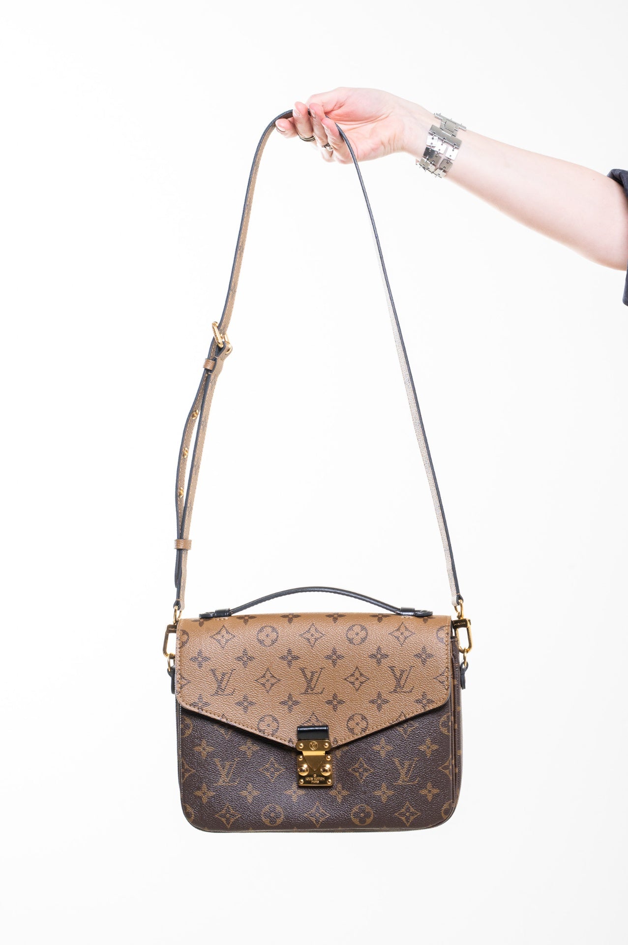 Monogram Reverse Pochette Metis Top Handle Bag