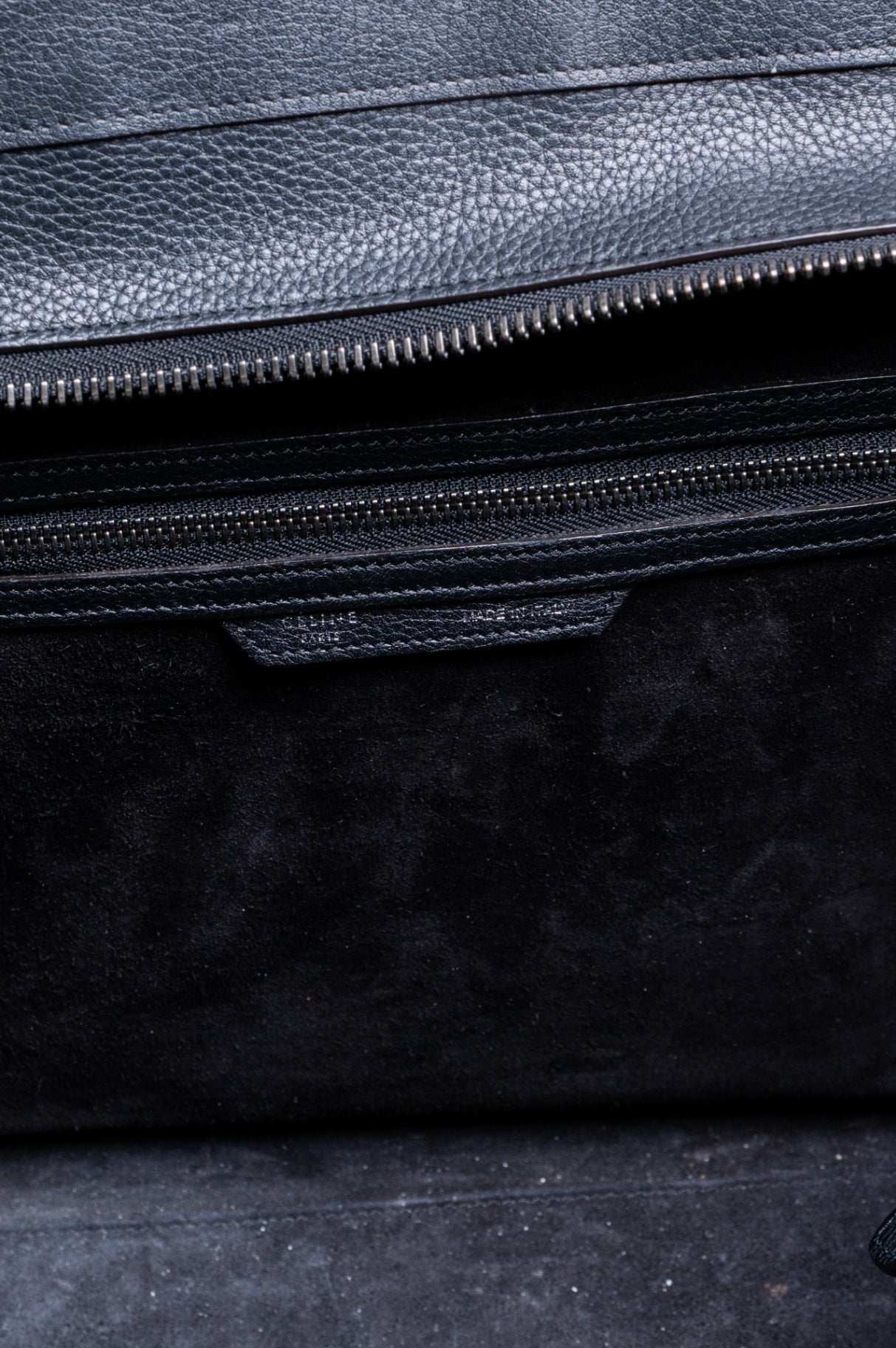 Black Mini Luggage Tote Bag