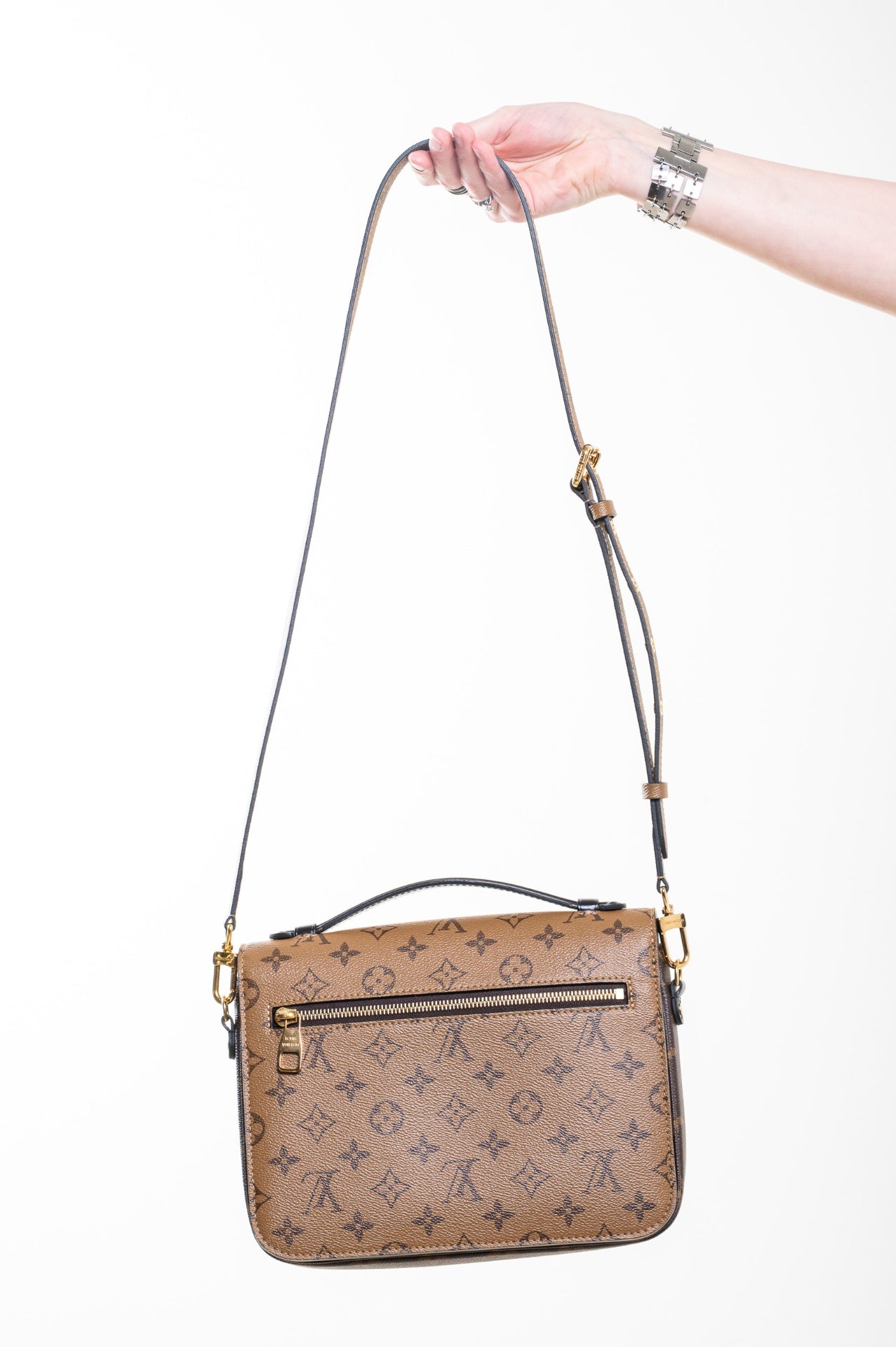 Monogram Reverse Pochette Metis Top Handle Bag