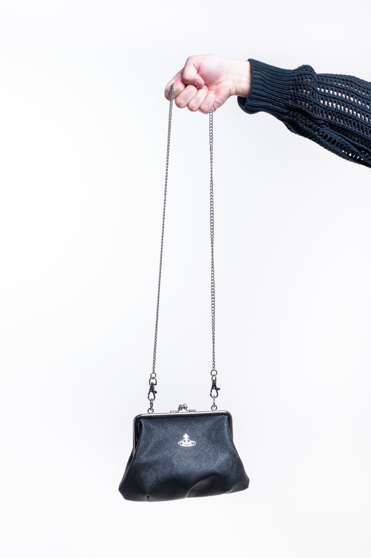 Black Granny Frame Purse