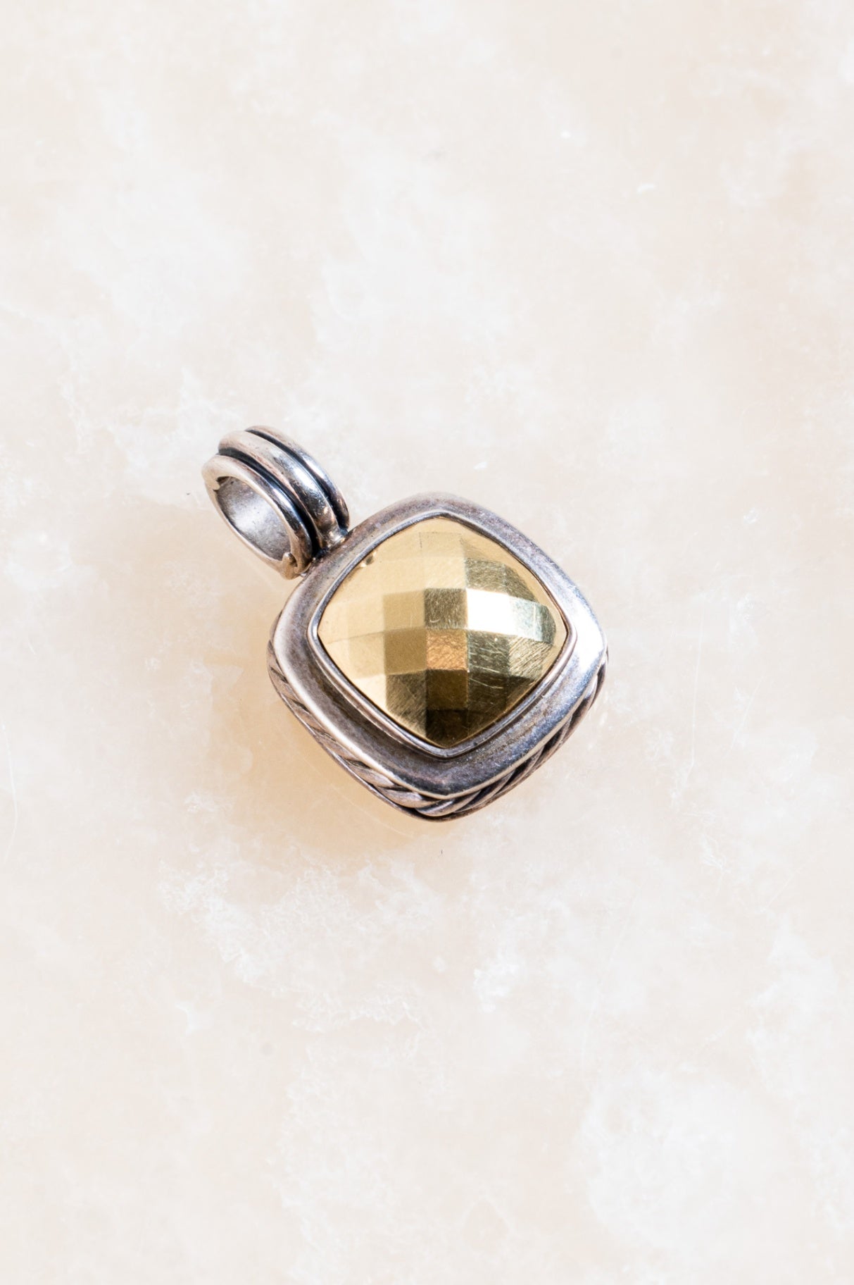 Sterling Silver & 18K Yellow Gold Albion Pendant
