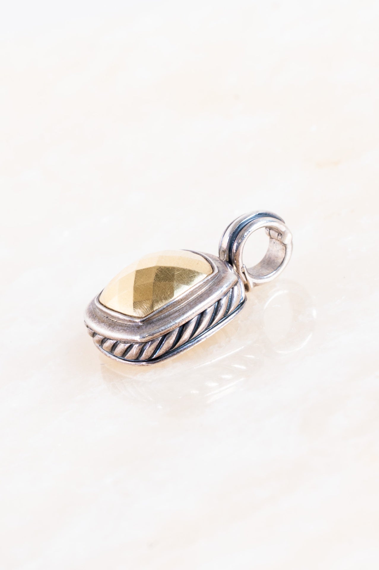 Sterling Silver & 18K Yellow Gold Albion Pendant