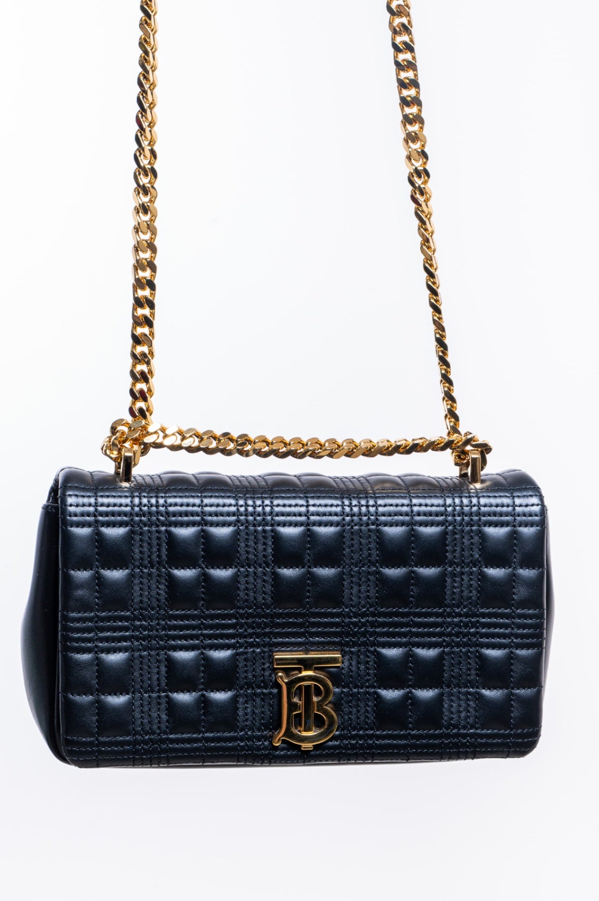Black Small Lola Quilted Leather Shoulder Bag