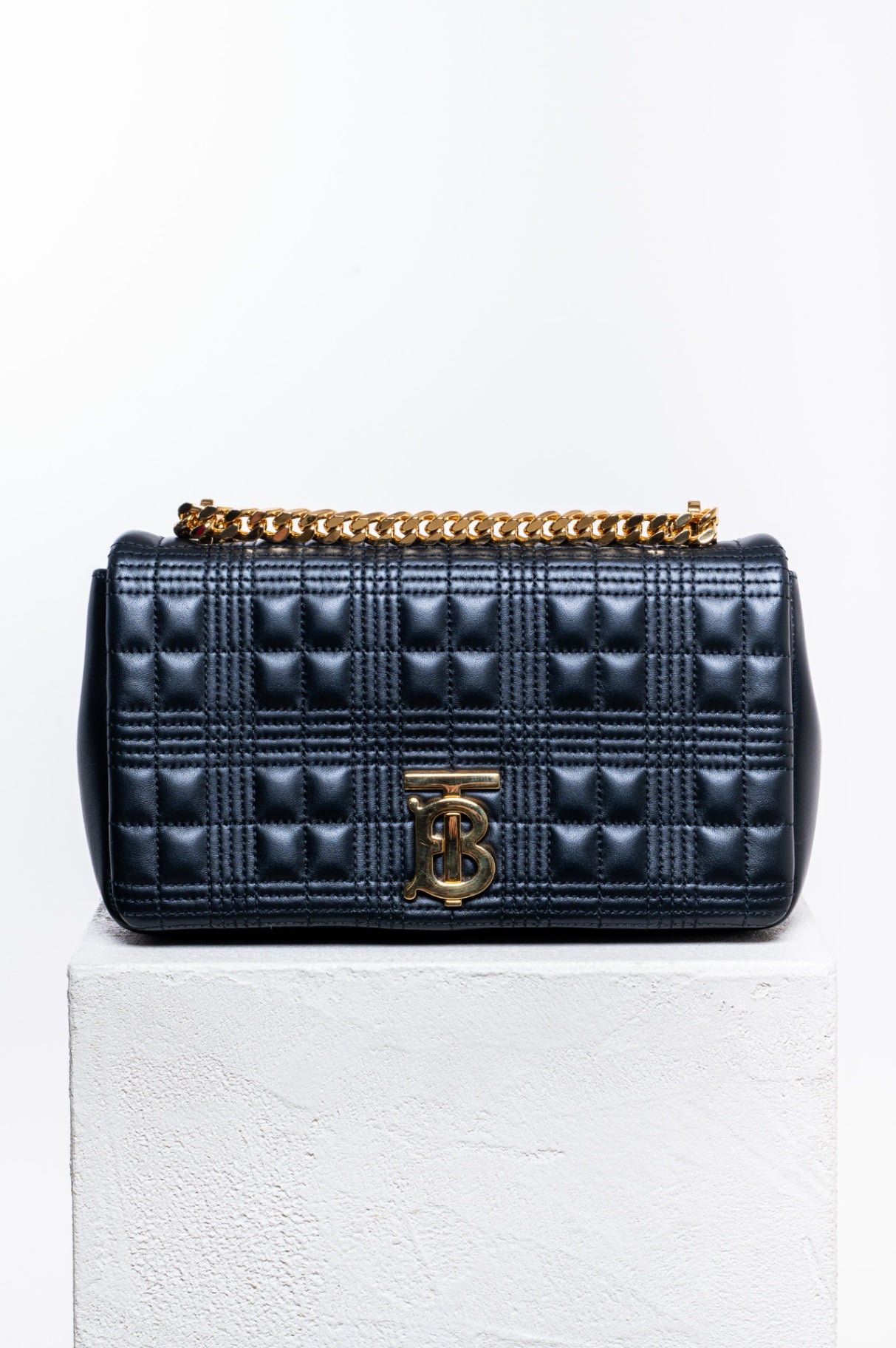 Black Small Lola Quilted Leather Shoulder Bag