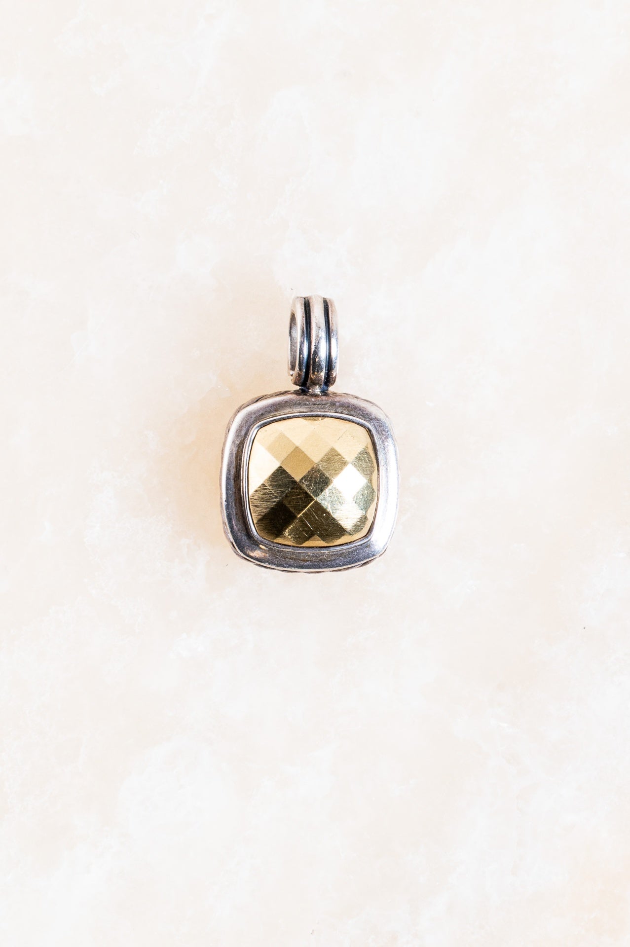 Sterling Silver & 18K Yellow Gold Albion Pendant