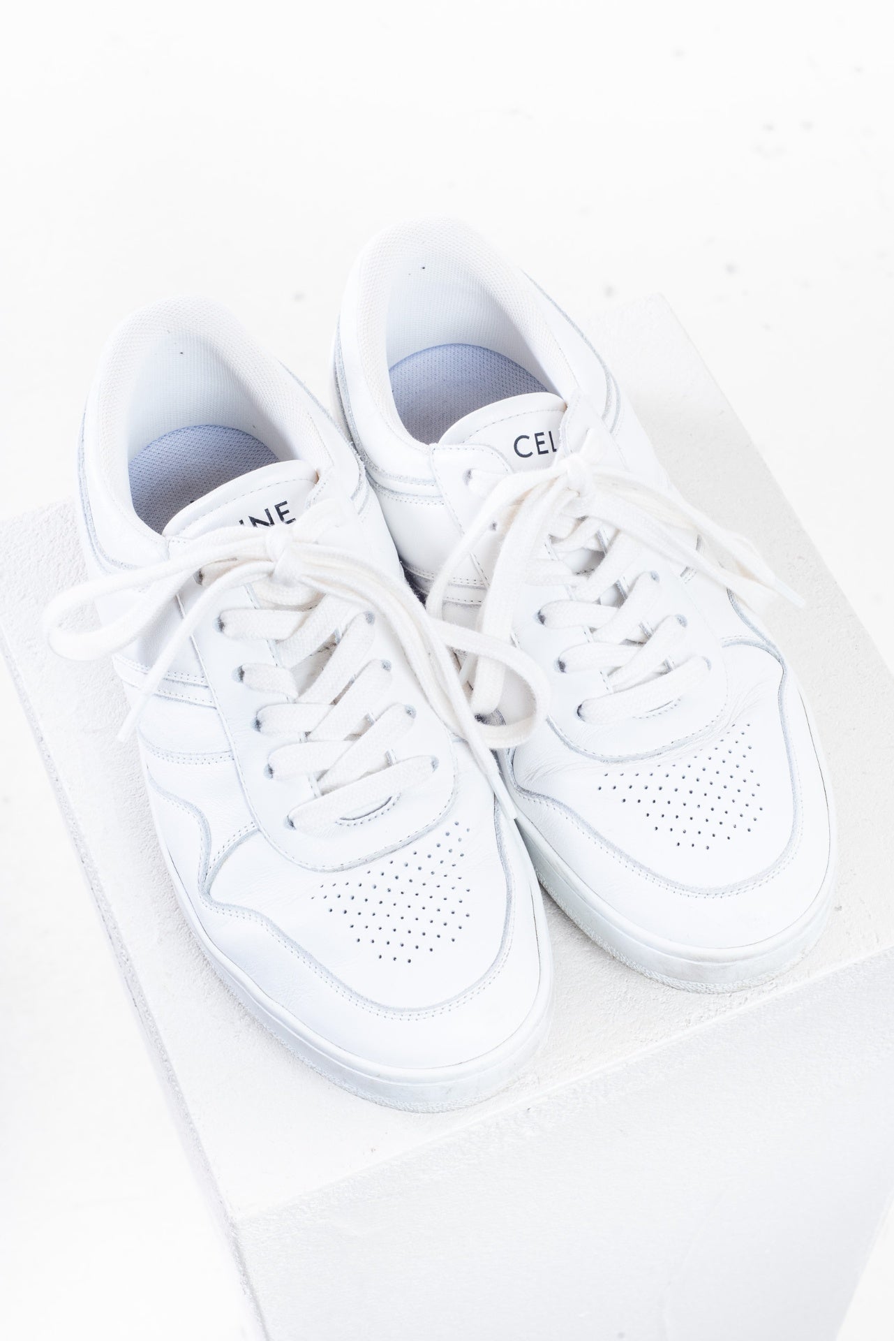 White Leather Sneakers