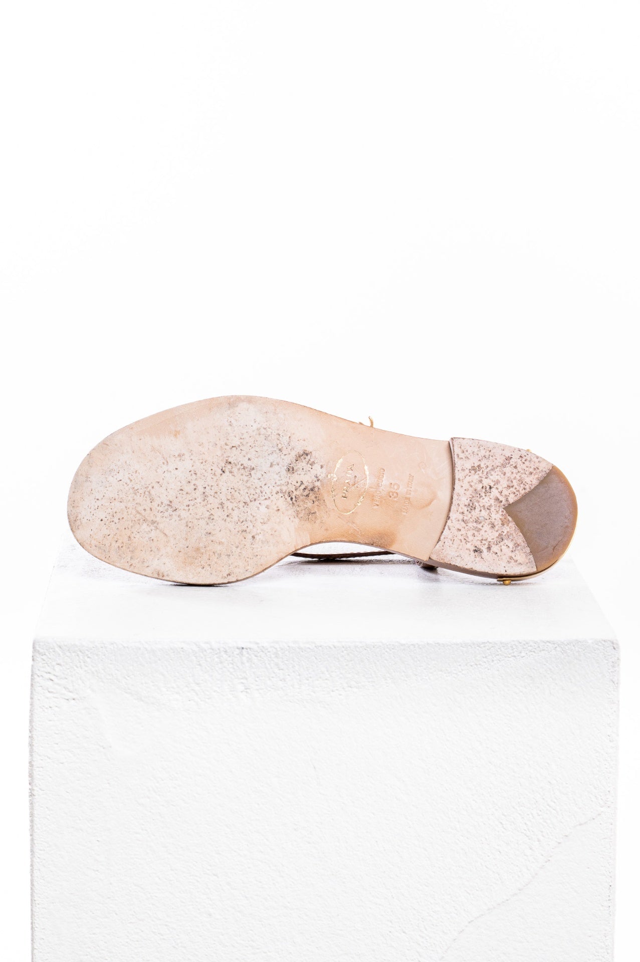 Brown Stappy Flat Sandal