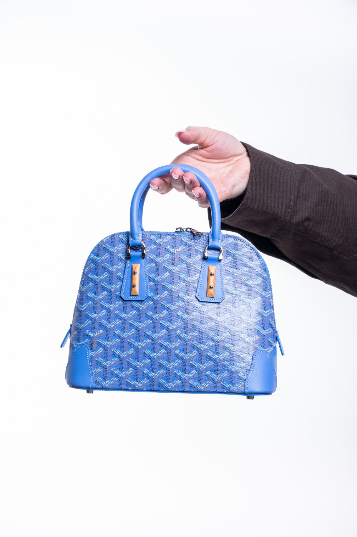Sky Blue Mini Goyardine Vendome Bag