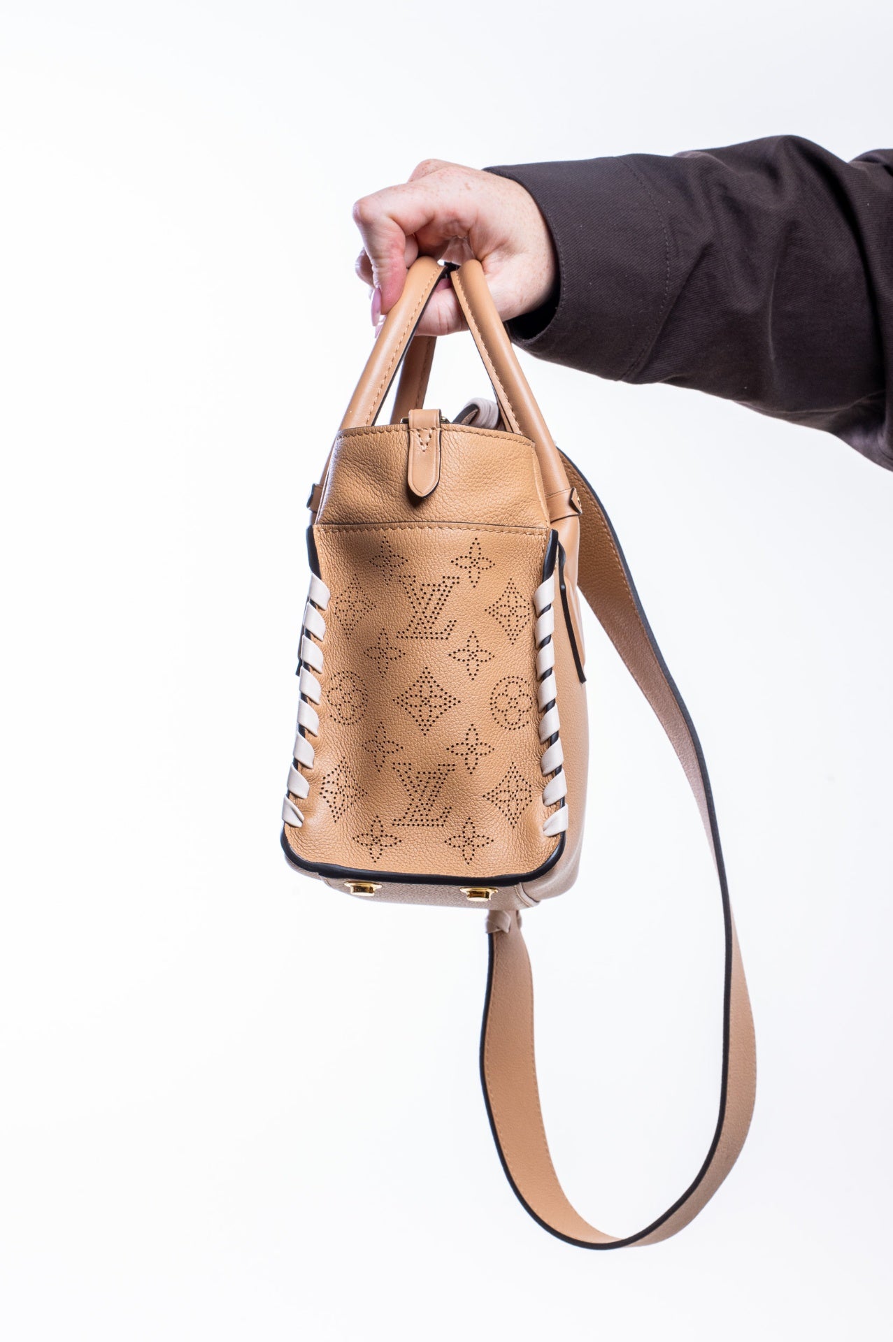Arizona Brown Mahina Braided On My Side PM Bag